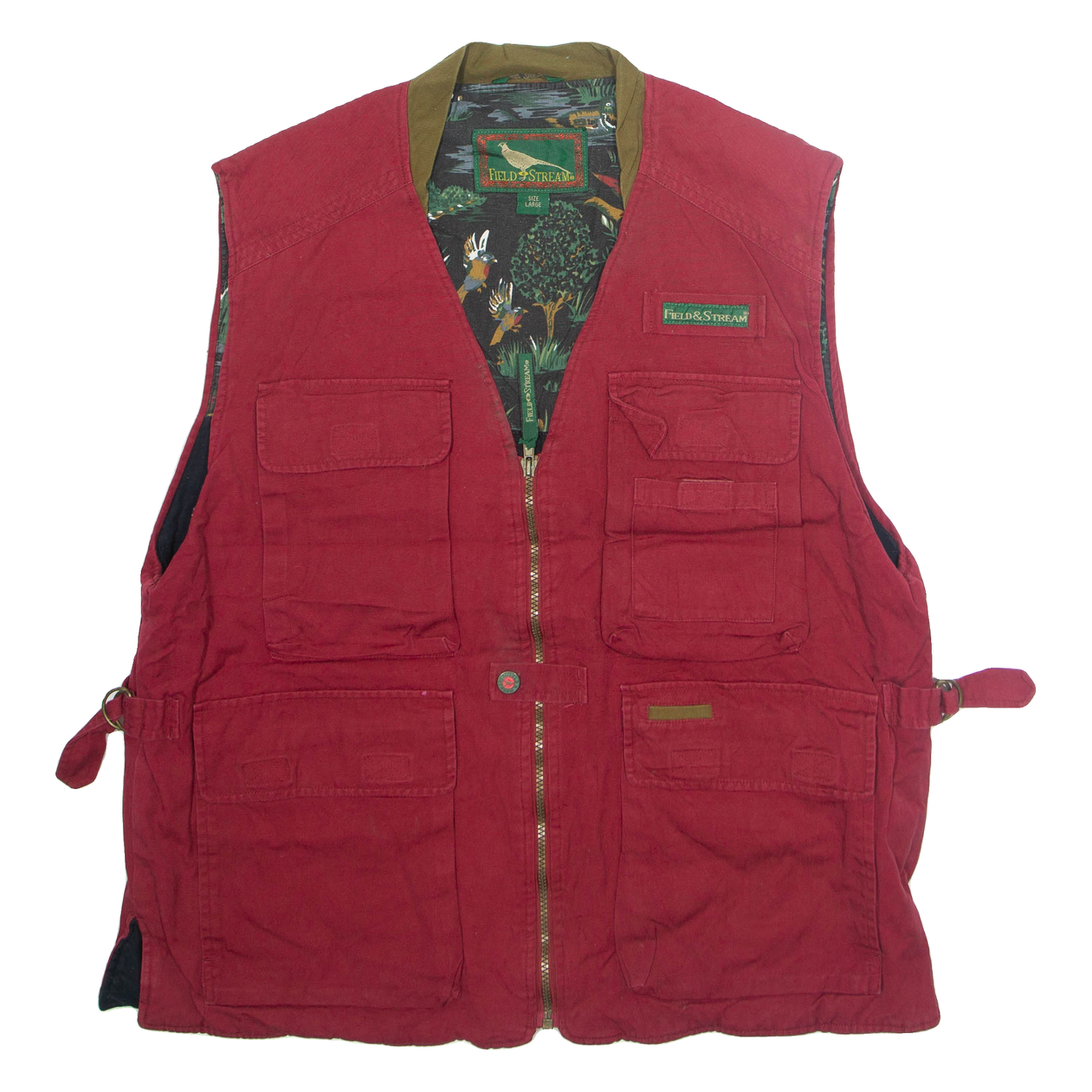 FIELD & STREAM Mens Gilet Red L Refurbished - N/A refurbished available on Cerqular