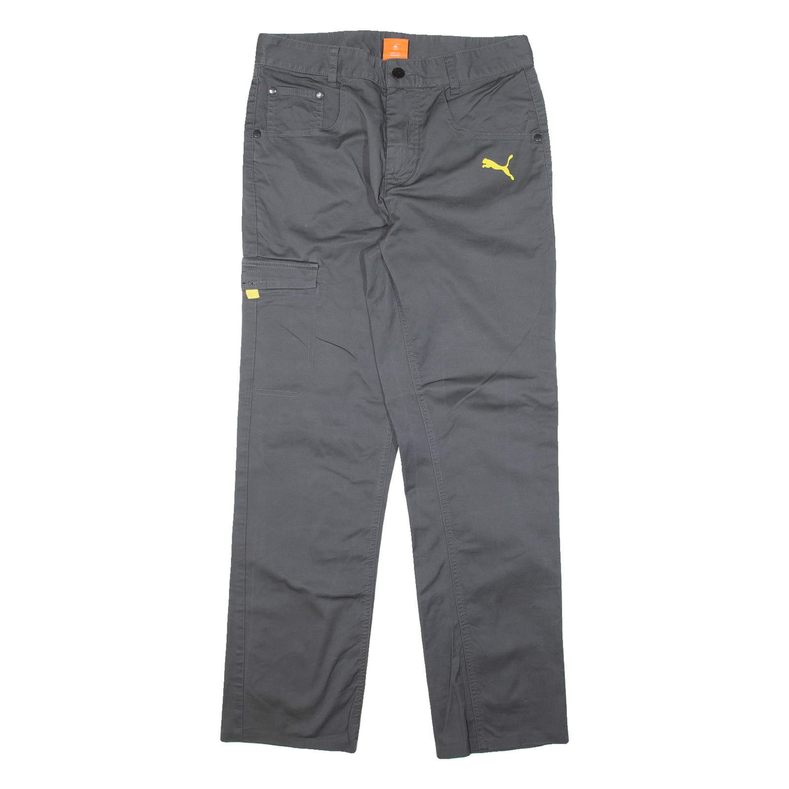 PUMA Womens Trousers Grey Regular Straight W30 L30 Refurbished - N/A refurbished available on Cerqular