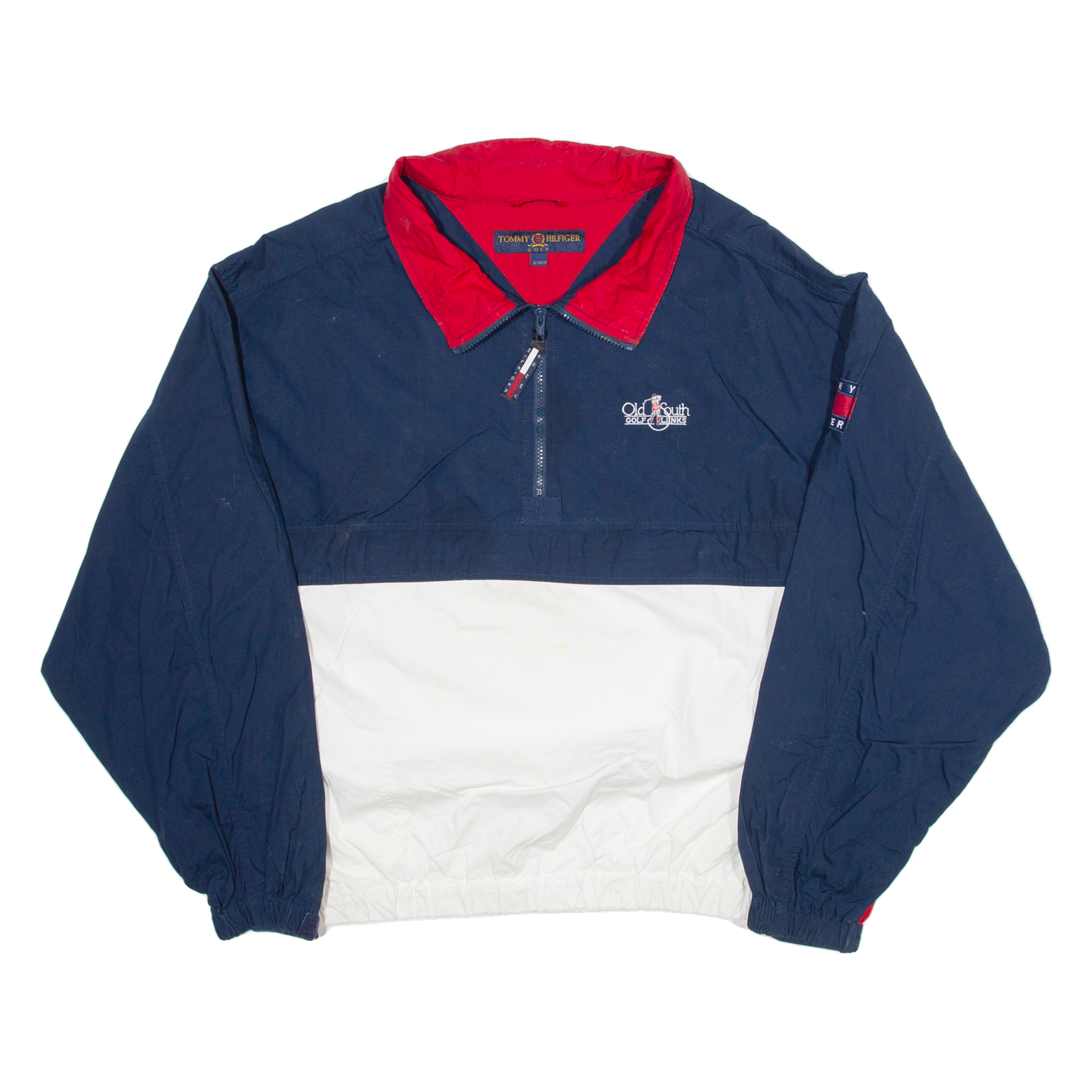 TOMMY HILFIGER Old South Golf Links Mens Pullover Jacket Blue XL Refurbished - N/A refurbished available on Cerqular