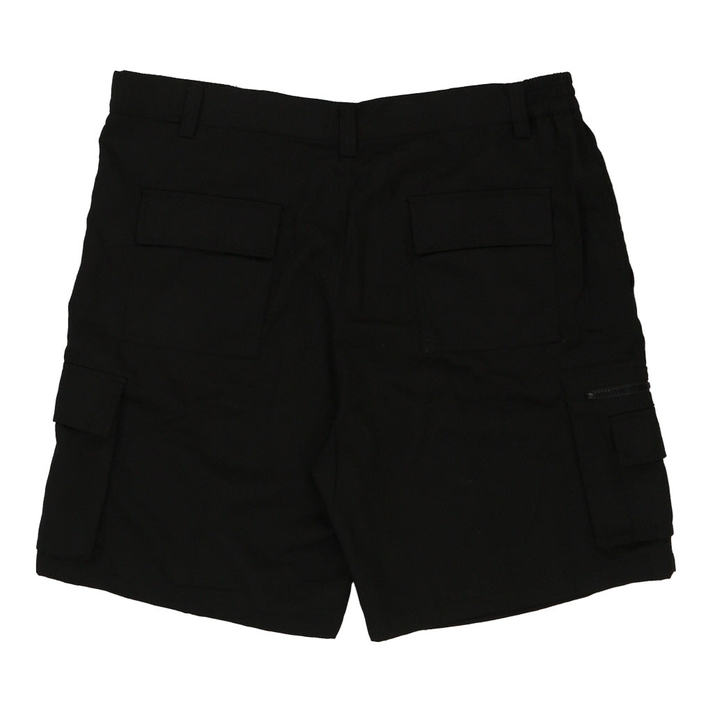 Unbranded Cargo Shorts - XL Black Cotton Refurbished - Thrifted (note: this is a term often used to describe second- refurbished available on Cerqular
