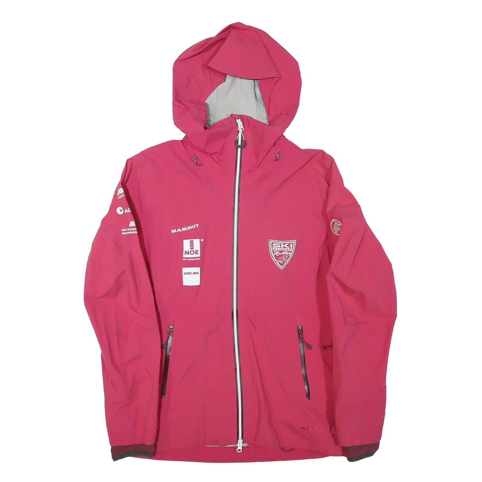 MAMMUT Womens Pink Ski Centrum Hasliberg Outdoor Jacket M Polyester Blend Zip Refurbished - N/A refurbished available on Cerqular
