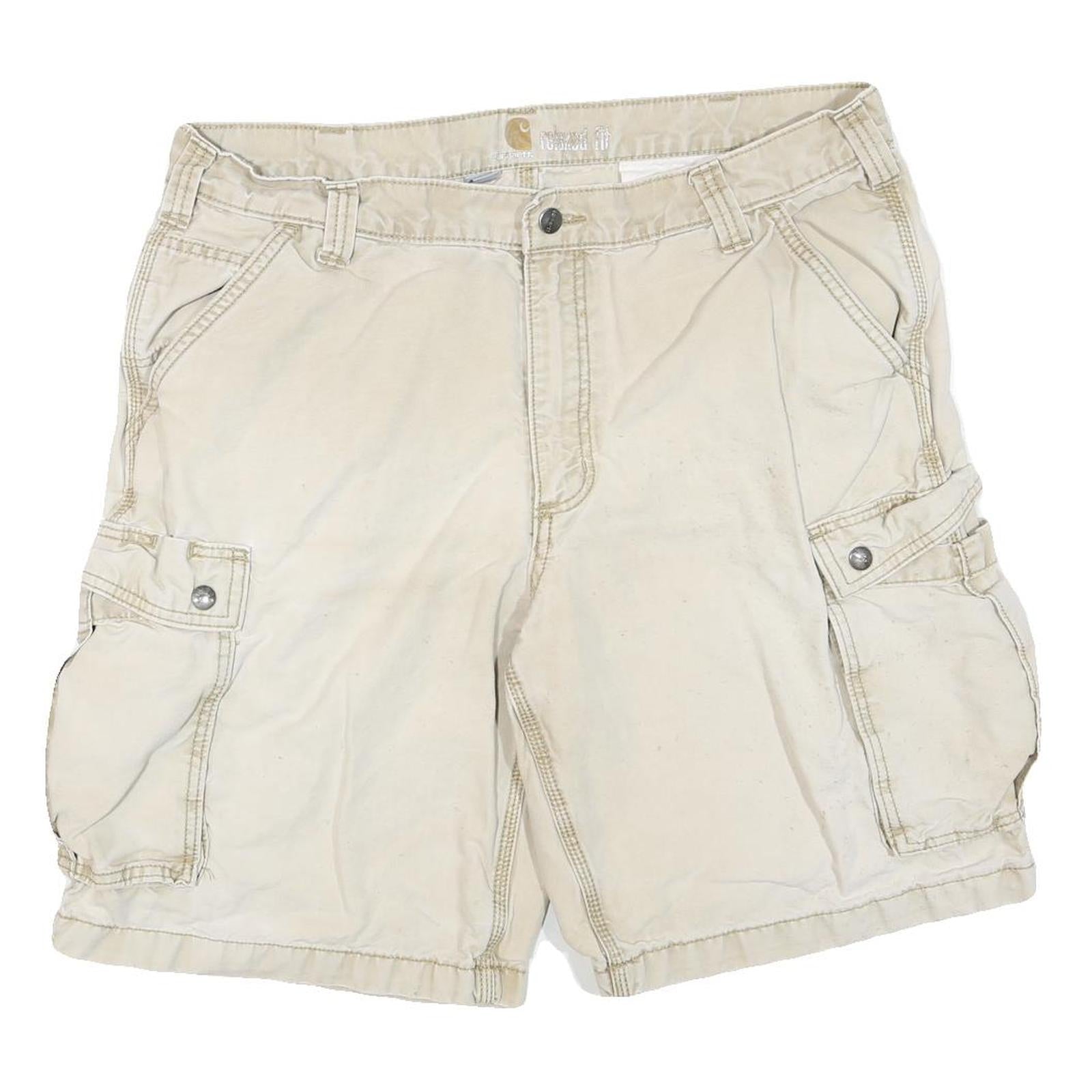 Buy CARHARTT Mens Cargo Shorts Beige XL W38 Cotton Blend Durable Workwear Refurbished - $38.99 CARHARTT Mens Cargo Shorts Beige XL W38 Cotton Blend Durable Workwear Refurbished - N/A refurbished available on Cerqular