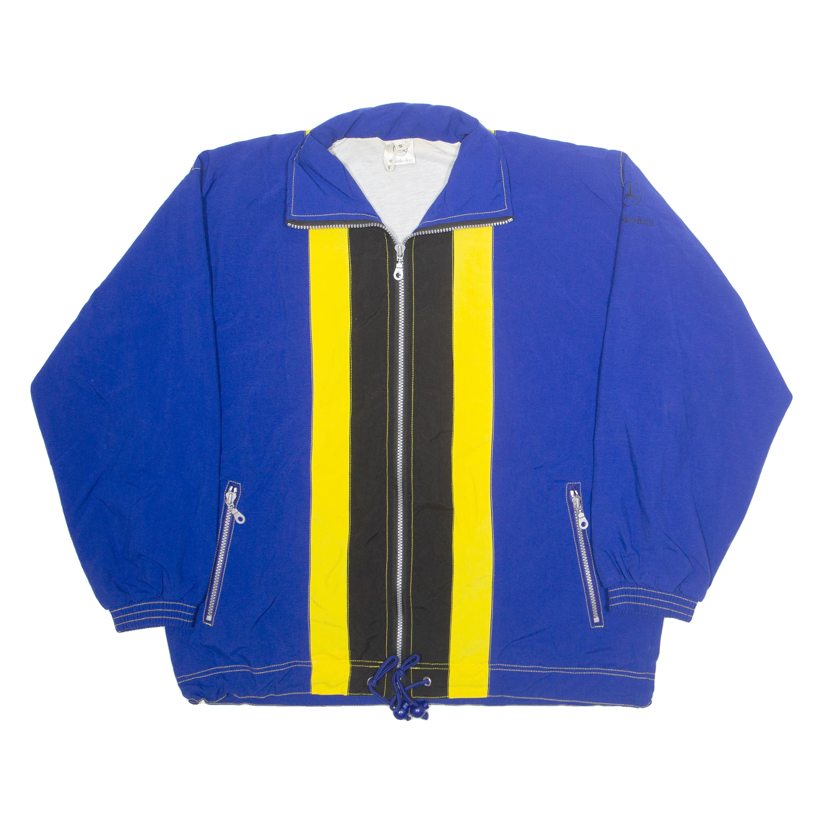 MERCEDES-BENZ Mens Shell Jacket Blue Nylon S Refurbished - N/A refurbished available on Cerqular