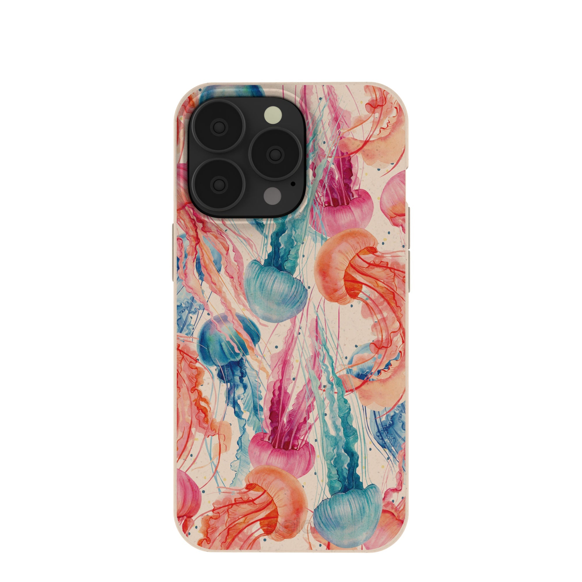 Seashell Jellyfish iPhone 13 Pro Case Refurbished - Pela Case refurbished available on Cerqular