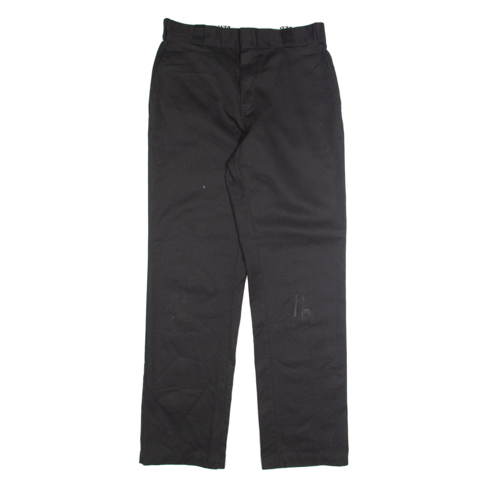 DICKIES Chino Mens Trousers Black Regular Straight W32 L32 Refurbished - N/A refurbished available on Cerqular