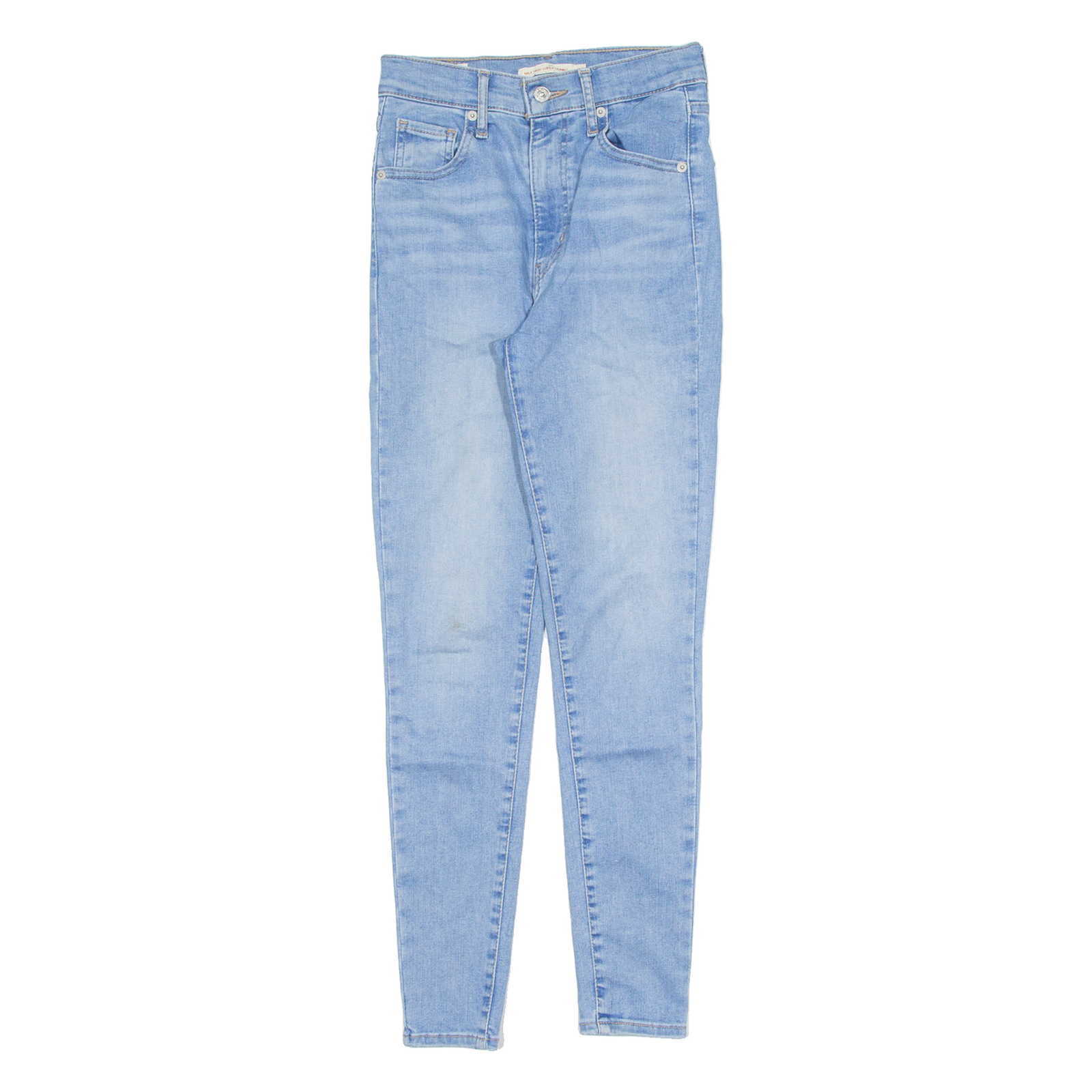 LEVI'S Mile High BIG E Womens Jeans Blue Slim Skinny Stone Wash W26 L28 Refurbished - N/A refurbished available on Cerqular