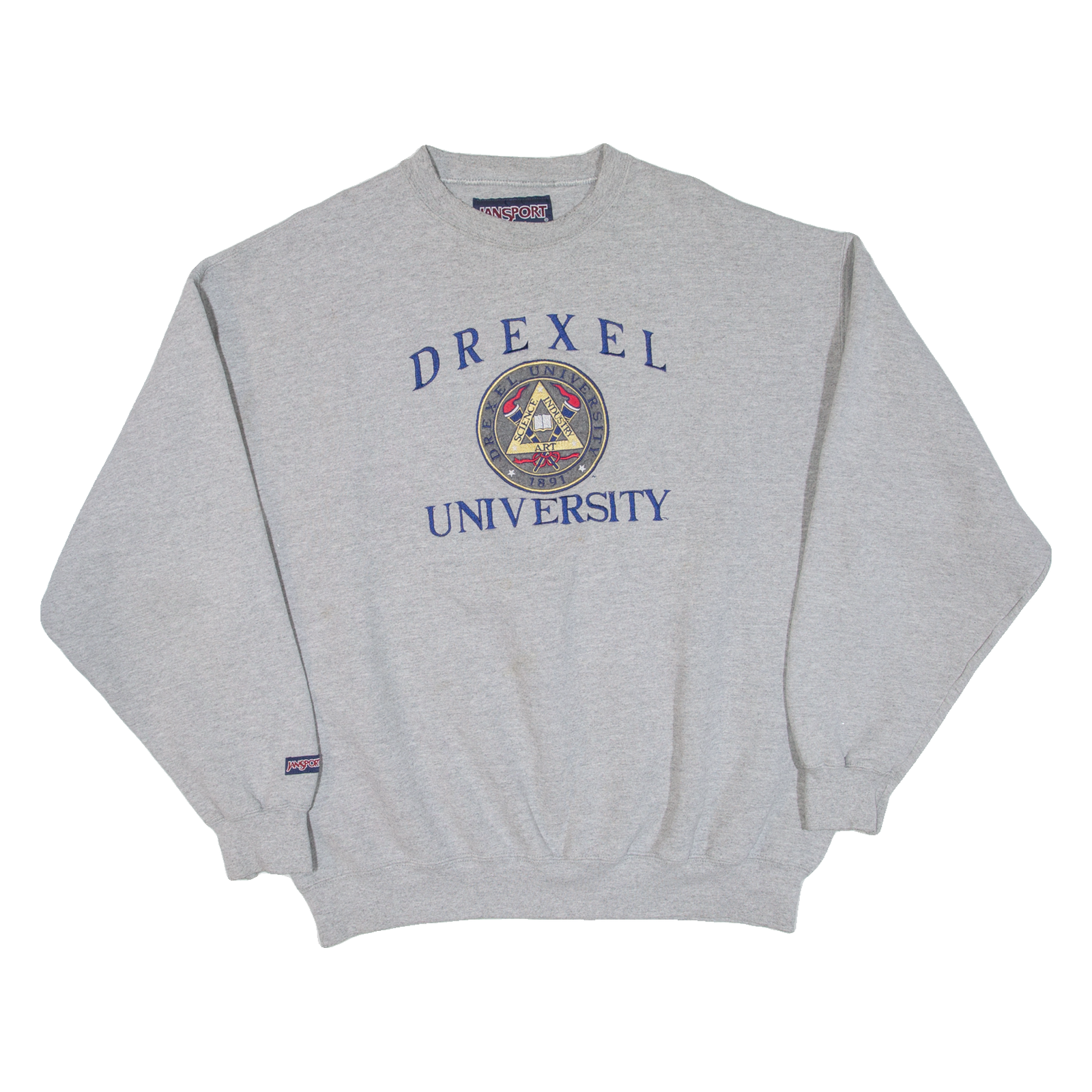 JANSPORT Drexel University Mens Sweatshirt Grey USA XL Refurbished - N/A refurbished available on Cerqular