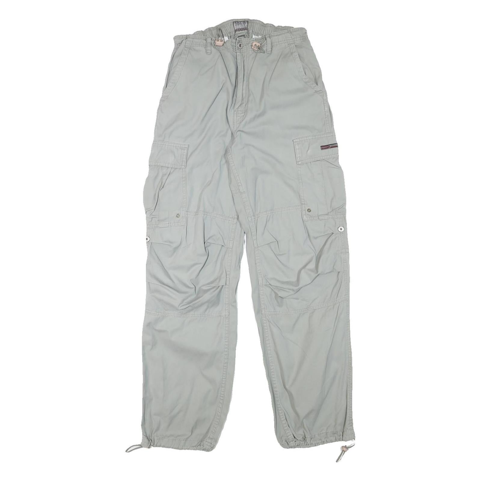 TEDDYS Mens Relaxed Polyester Blend Grey Cargo Trousers W27 L31 Casual Workwear Refurbished - N/A refurbished available on Cerqular