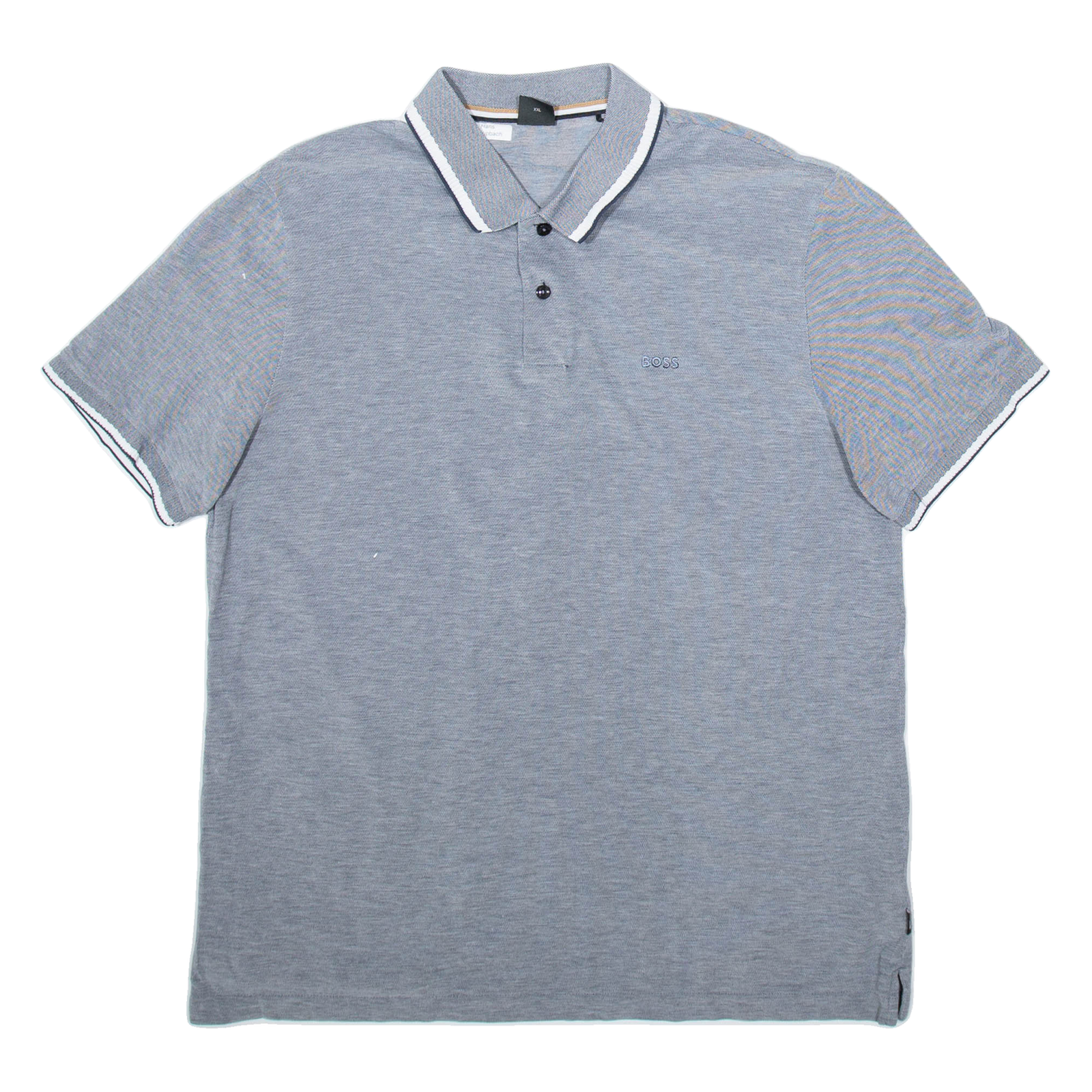 BOSS Mens Polo Shirt Grey 2XL Refurbished - N/A refurbished available on Cerqular