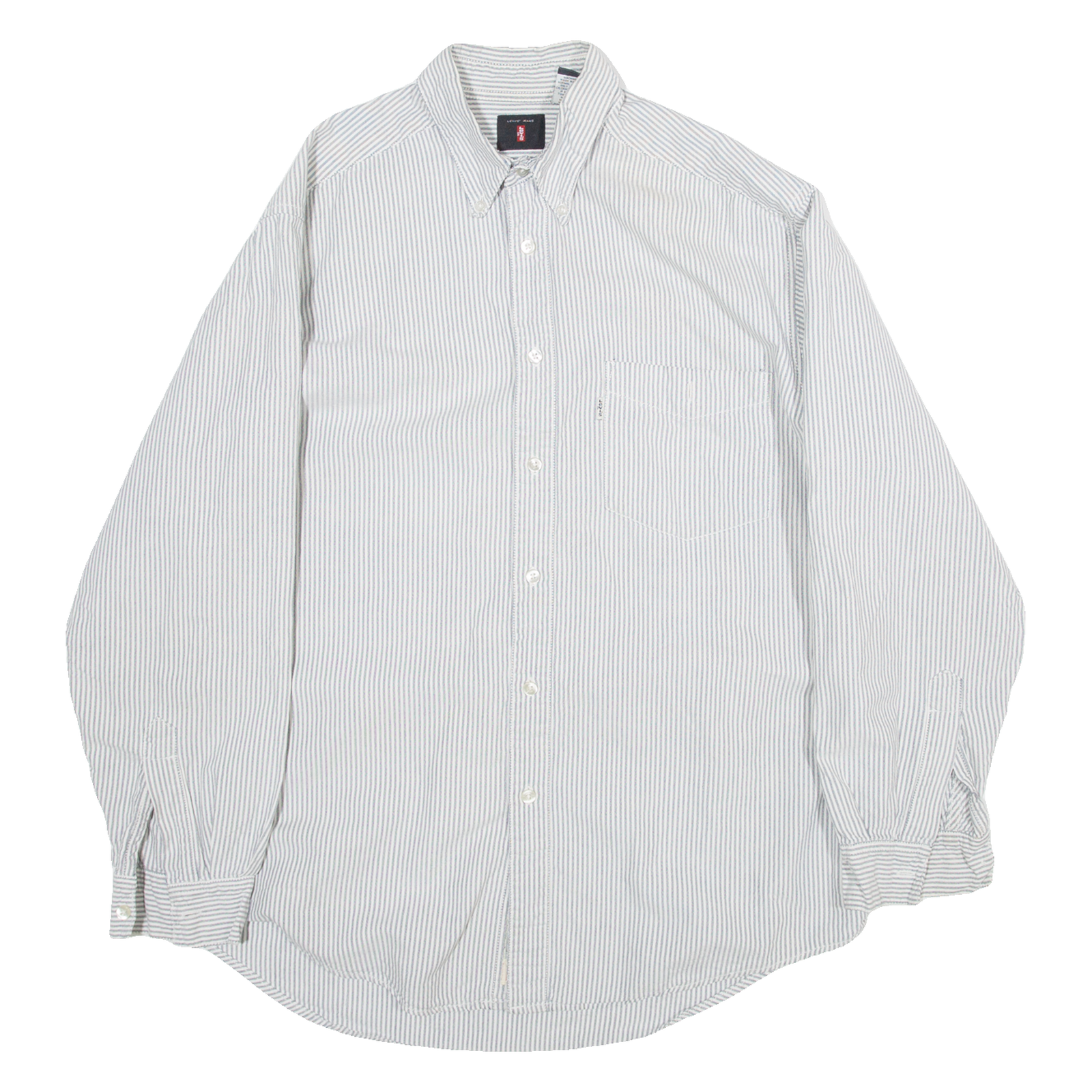 Buy LEVI'S Mens Shirt Grey Striped Long Sleeve M Refurbished - $31.19 LEVI'S Mens Shirt Grey Striped Long Sleeve M Refurbished - N/A refurbished available on Cerqular