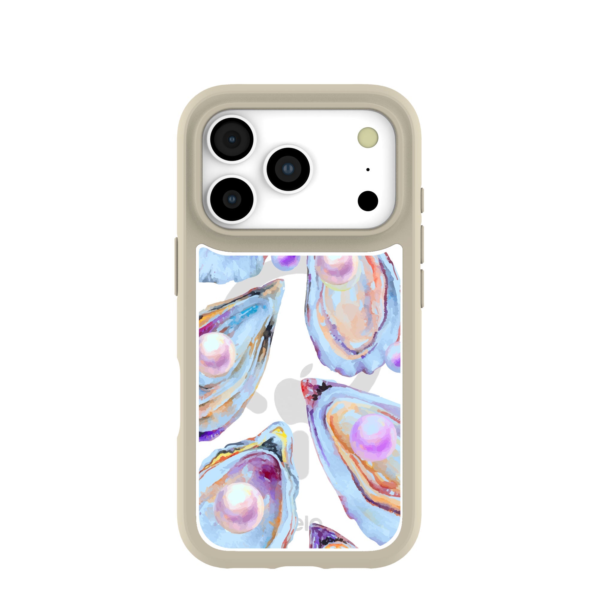 Clear Twilight Pearl iPhone 17 Pro Case With London Fog Ridge (MagSafe included) Refurbished - Pela Case refurbished available on Cerqular