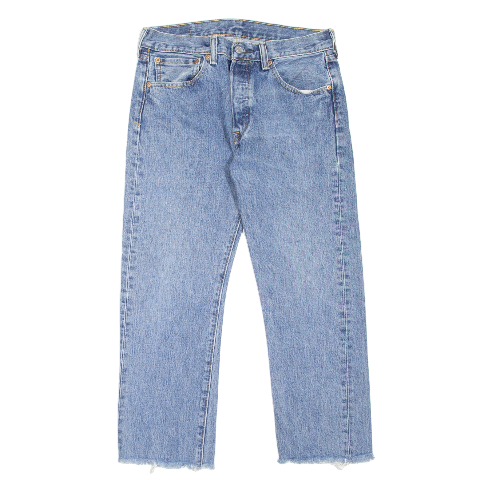 LEVI'S 501 Jeans Mens Blue Regular Straight W31 L24 Refurbished - N/A refurbished available on Cerqular