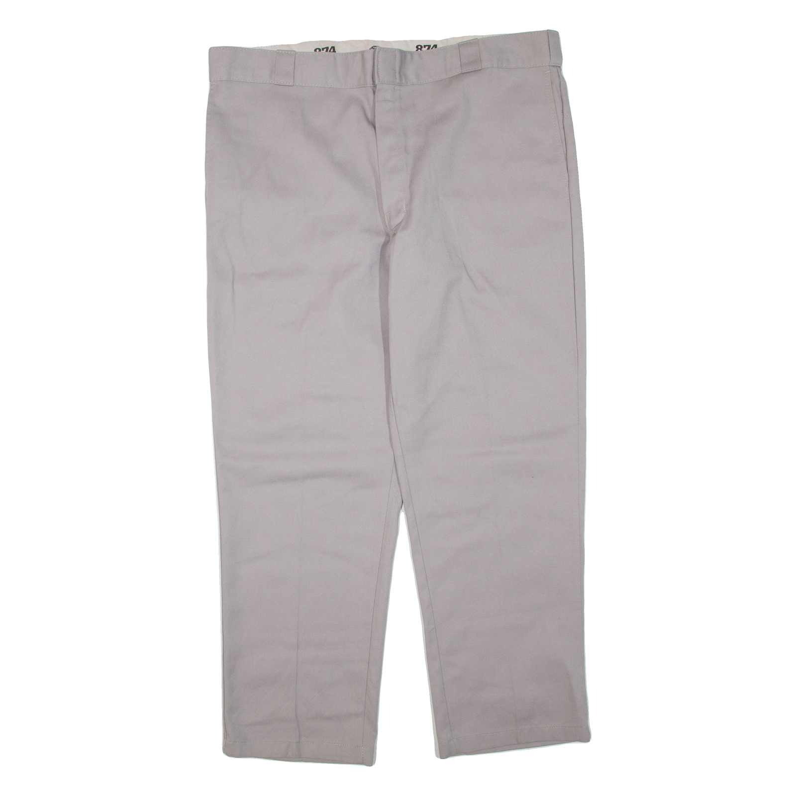 DICKIES Mens Trousers Grey Regular Tapered W42 L30 Refurbished - N/A refurbished available on Cerqular