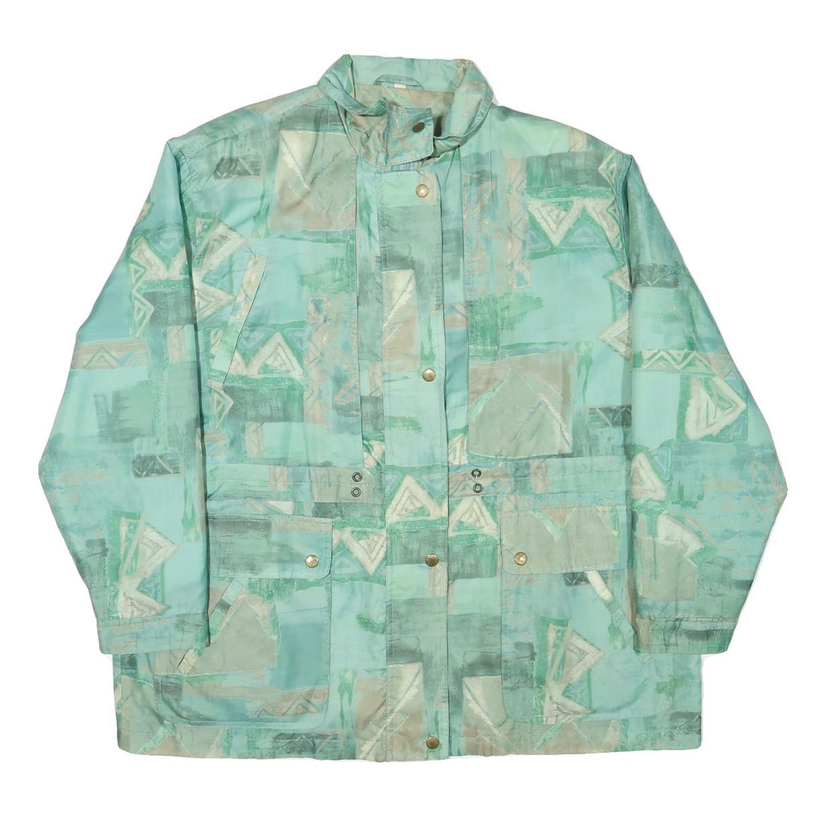 Buy Womens Green Button Polyester Blend Jacket XL Printed Pattern Casual Outerwear Refurbished - $32.49 Womens Green Button Polyester Blend Jacket XL Printed Pattern Casual Outerwear Refurbished - N/A refurbished available on Cerqular