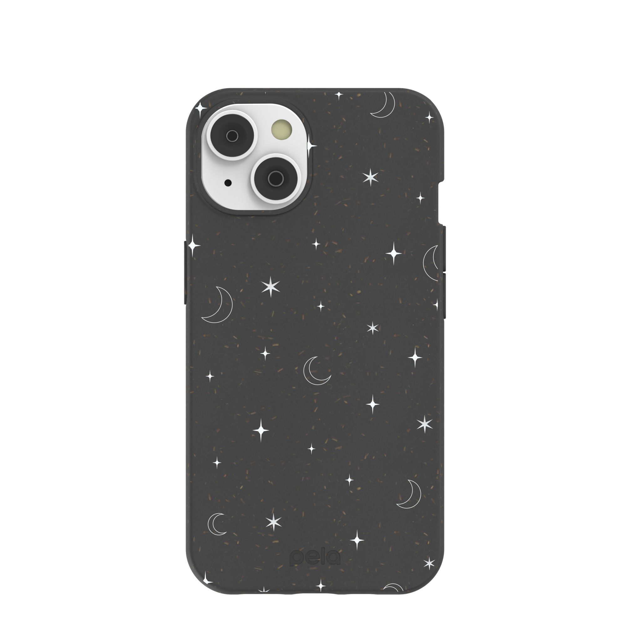 Black Quiet Stars iPhone 14/16e Case Refurbished - Pela Case refurbished available on Cerqular