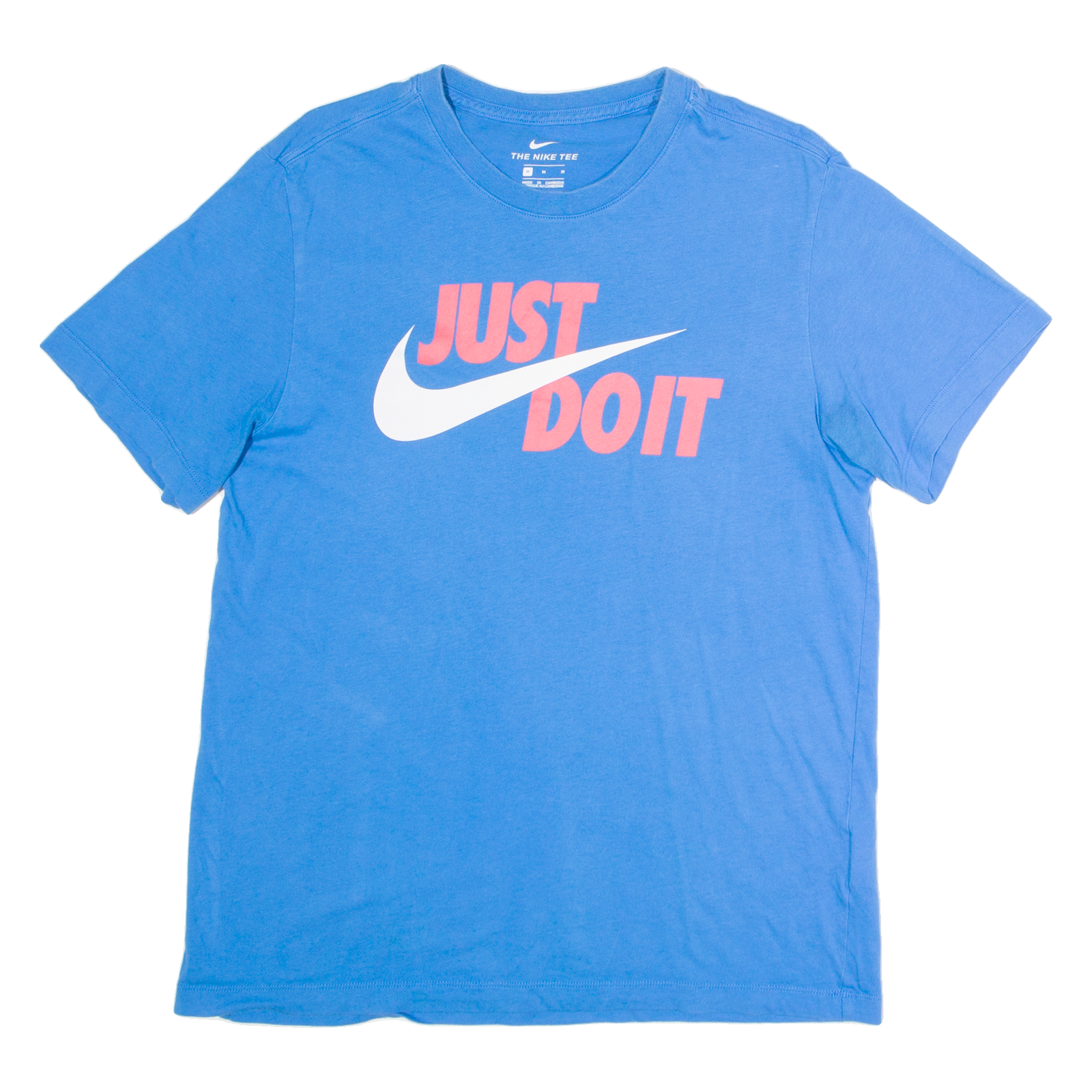 NIKE Mens T-Shirt Blue M Refurbished - N/A refurbished available on Cerqular