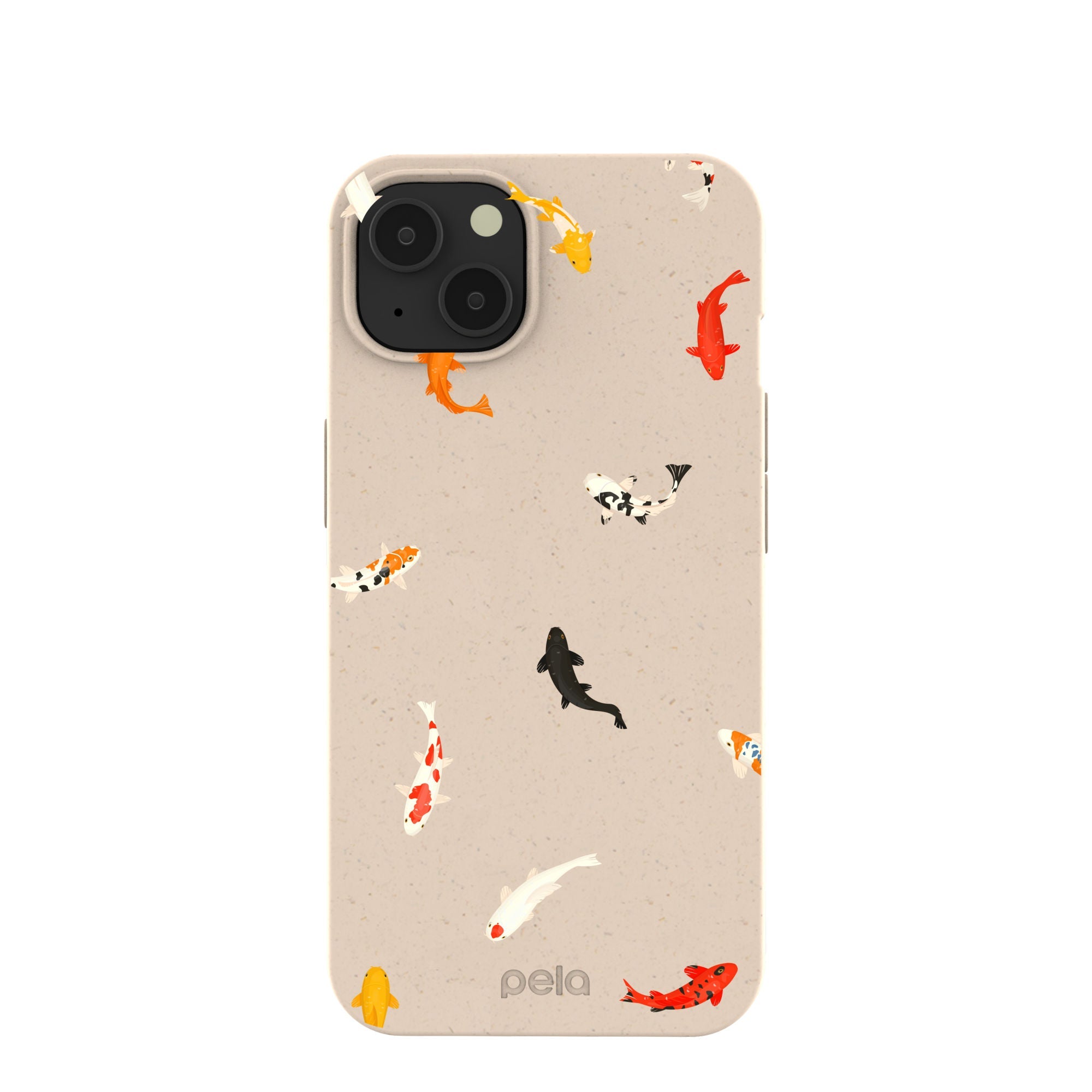 Seashell Lil Koi iPhone 13 Case Refurbished - Pela Case refurbished available on Cerqular
