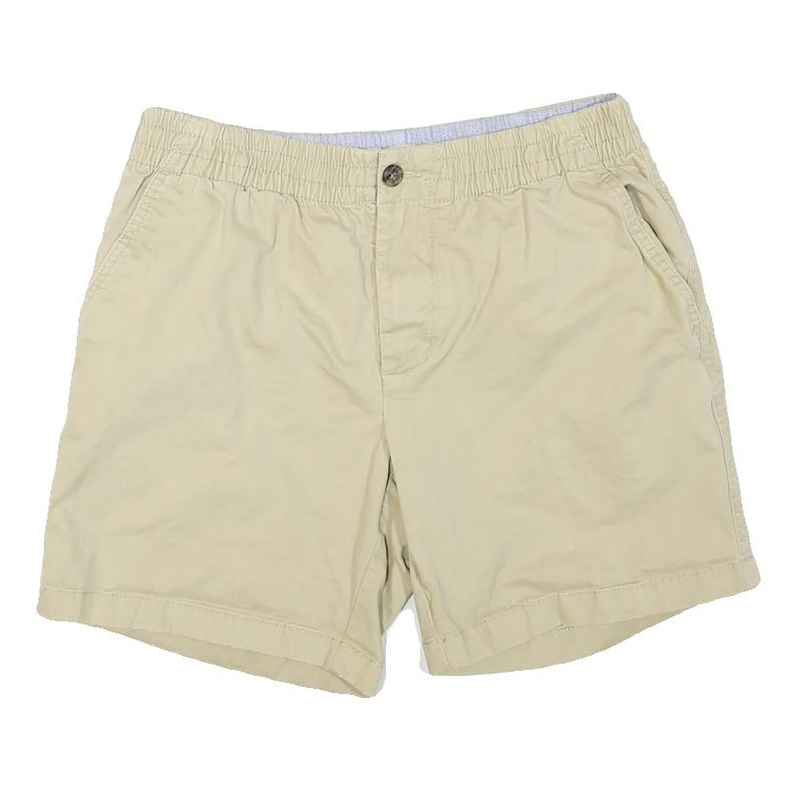TOMMY HILFIGER Mens Shorts Beige Casual Plain M W30 Elastic Waistband Refurbished - N/A refurbished available on Cerqular