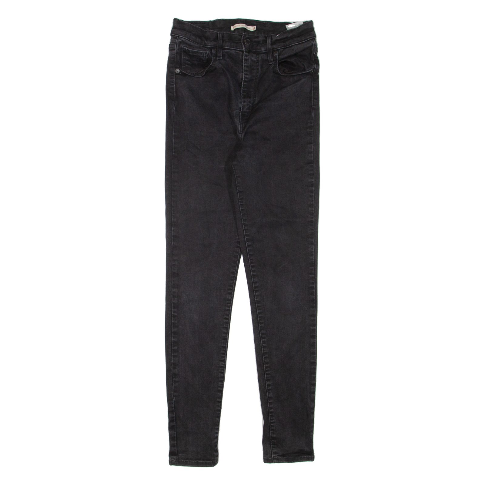 LEVI'S Mile High Womens Jeans Black Slim Skinny W24 L28 Refurbished - N/A refurbished available on Cerqular