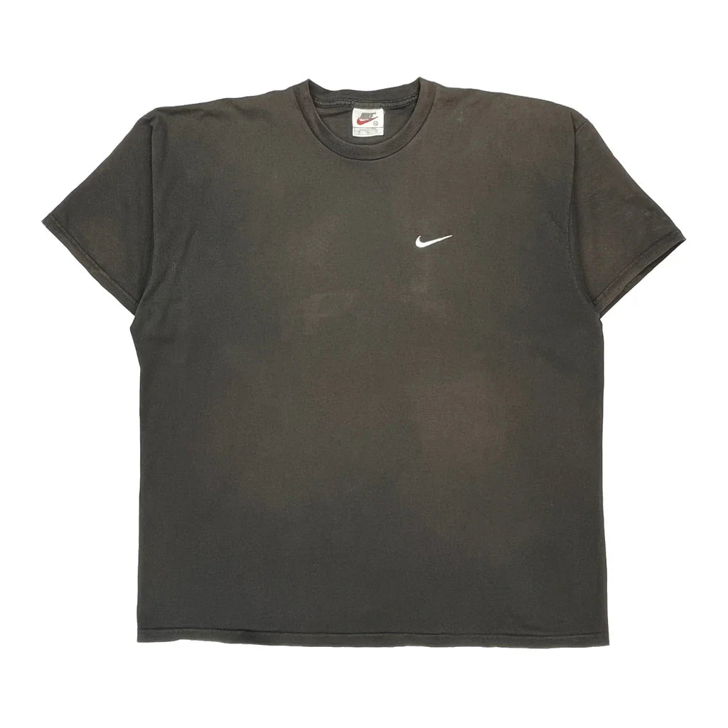 Nike T-Shirt - 2XL Black Cotton Refurbished - Thrifted (note: this is a term often used to describe second- refurbished available on Cerqular