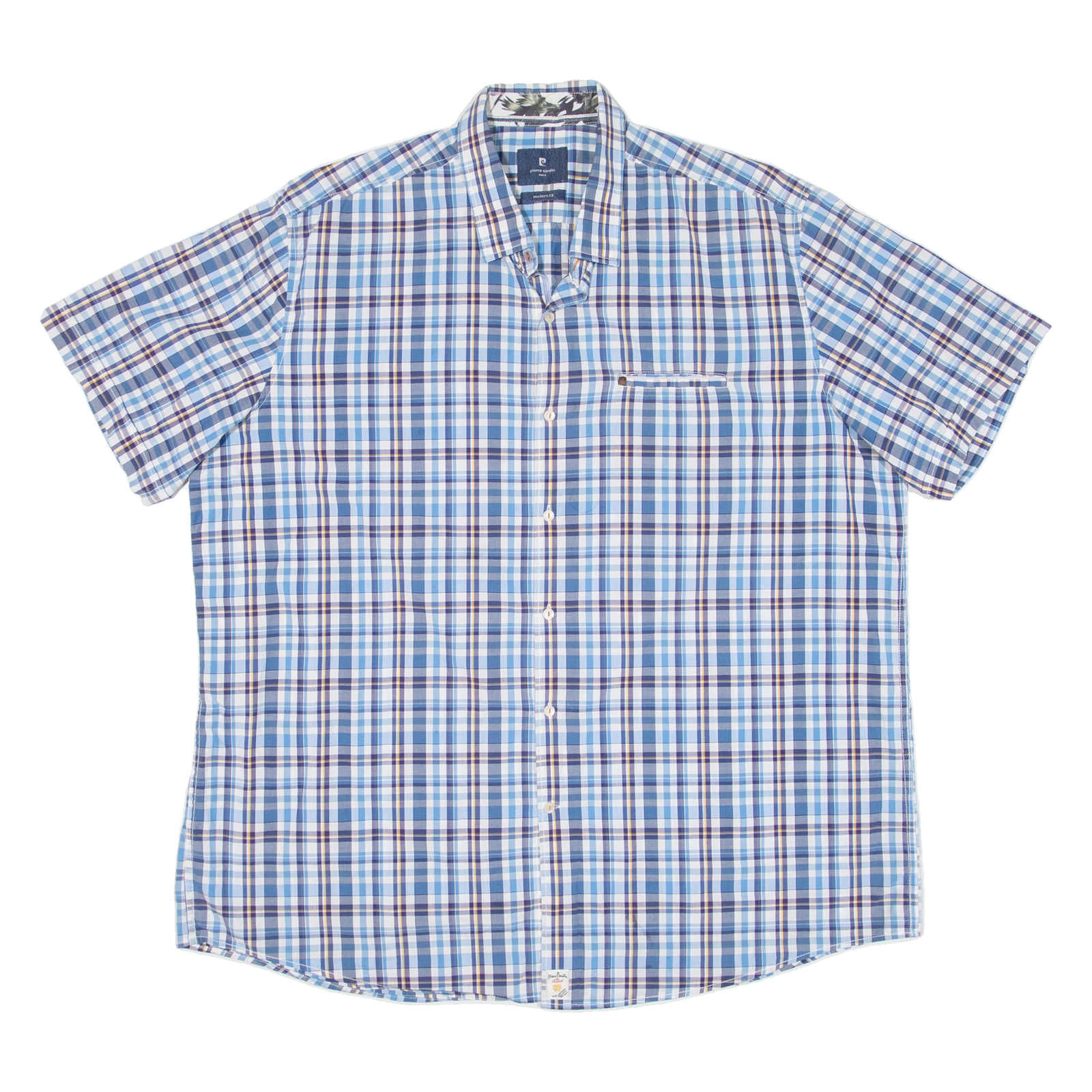 Buy PIERRE CARDIN Mens Shirt Blue Check 2XL Refurbished - $28.59 PIERRE CARDIN Mens Shirt Blue Check 2XL Refurbished - N/A refurbished available on Cerqular