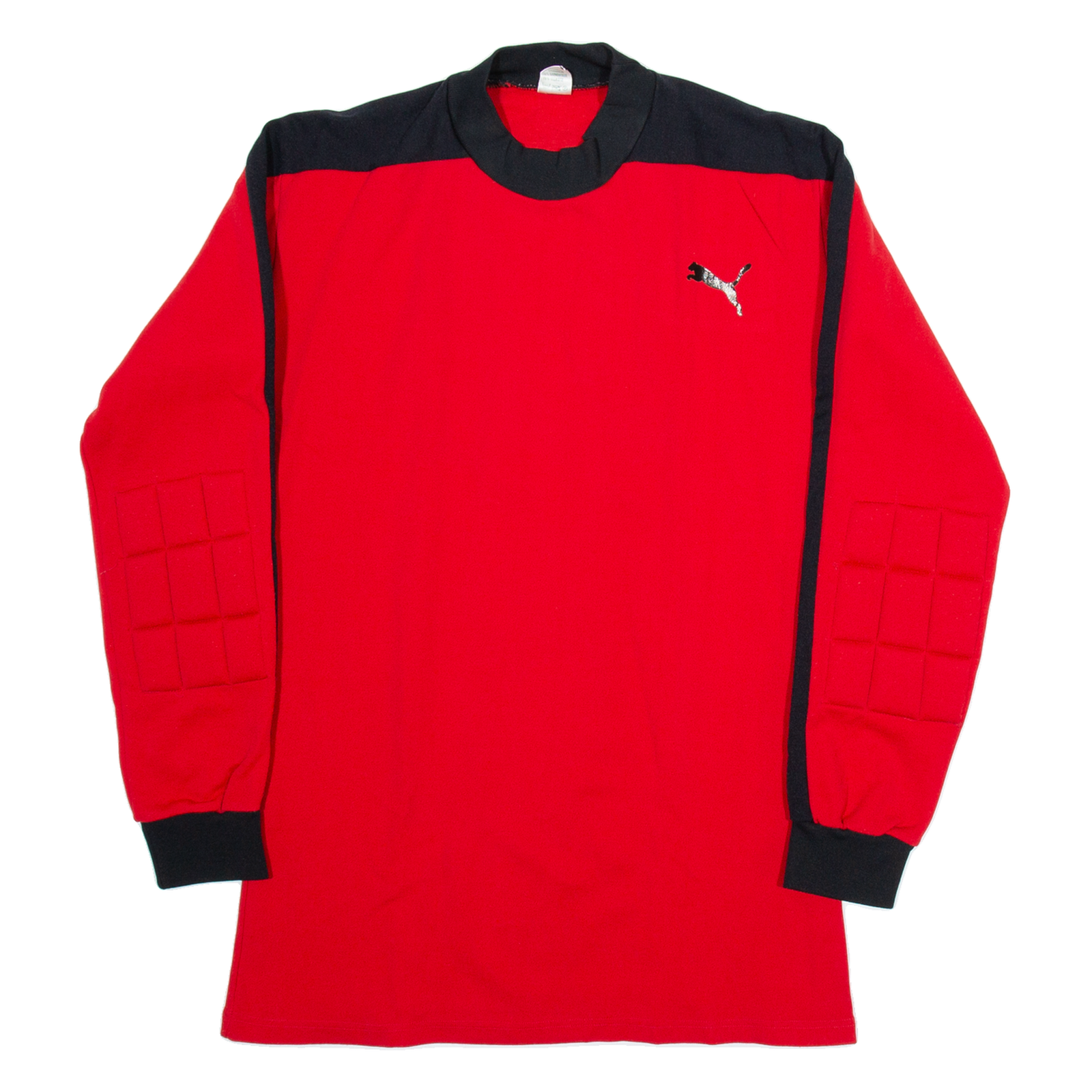 PUMA Padded Shoulders Mens Jersey Red Long Sleeve M Refurbished - N/A refurbished available on Cerqular