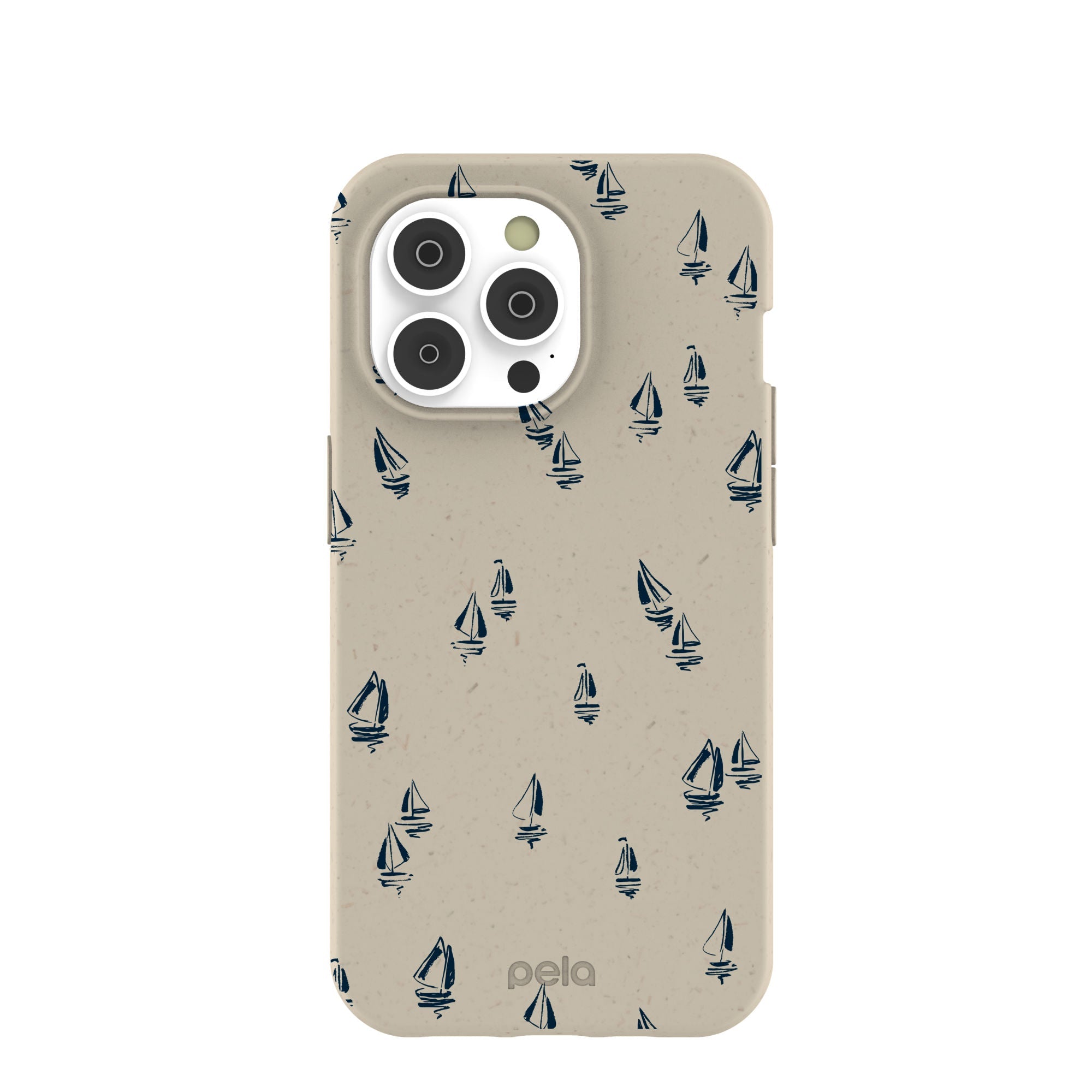 London Fog Lil Sails iPhone 14 Pro Case Refurbished - Pela Case refurbished available on Cerqular