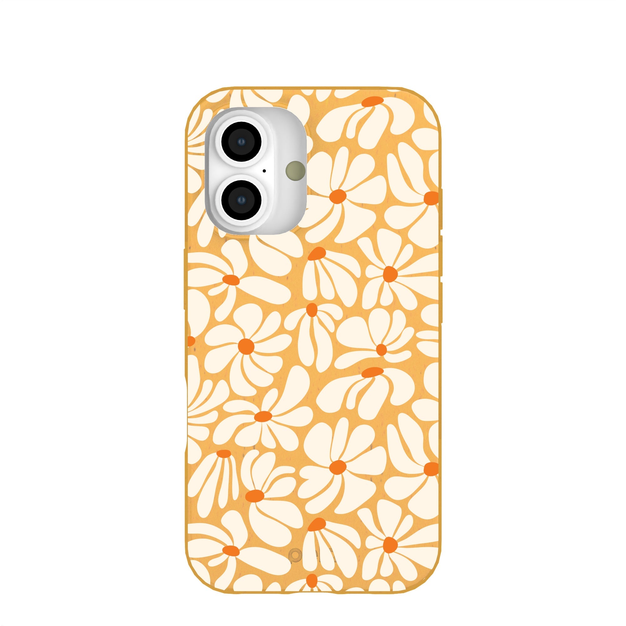 Honey Funky Petals iPhone 16 Case Refurbished - Pela Case refurbished available on Cerqular