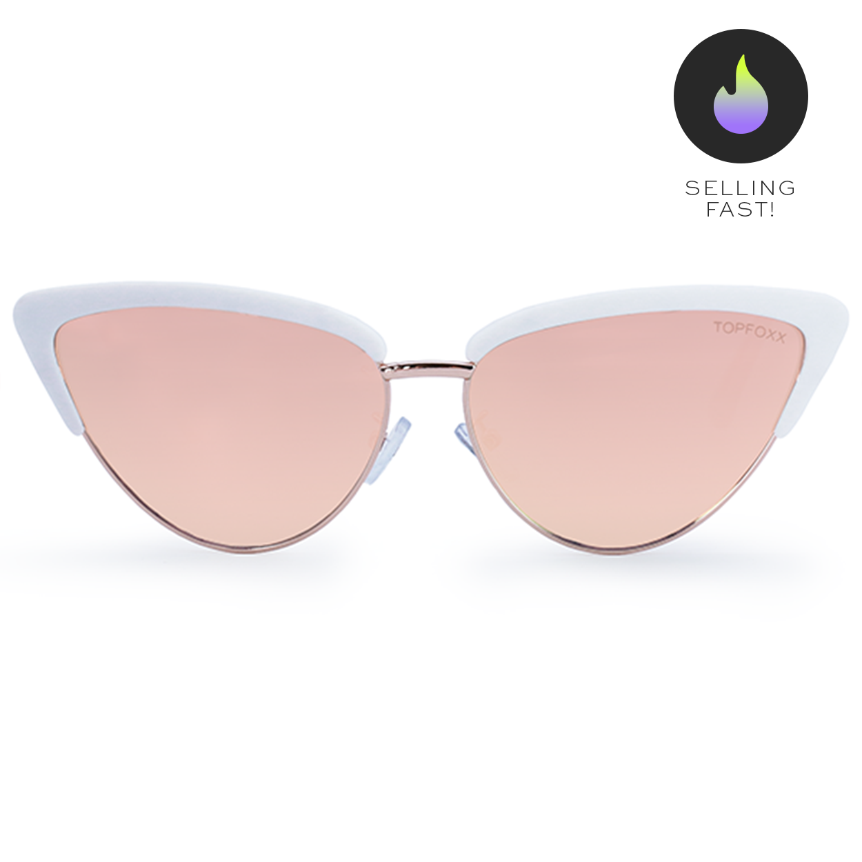 Ava - Rose gold Prescription | Color: White - Rose Gold | Size: OS Refurbished - N/A refurbished available on Cerqular