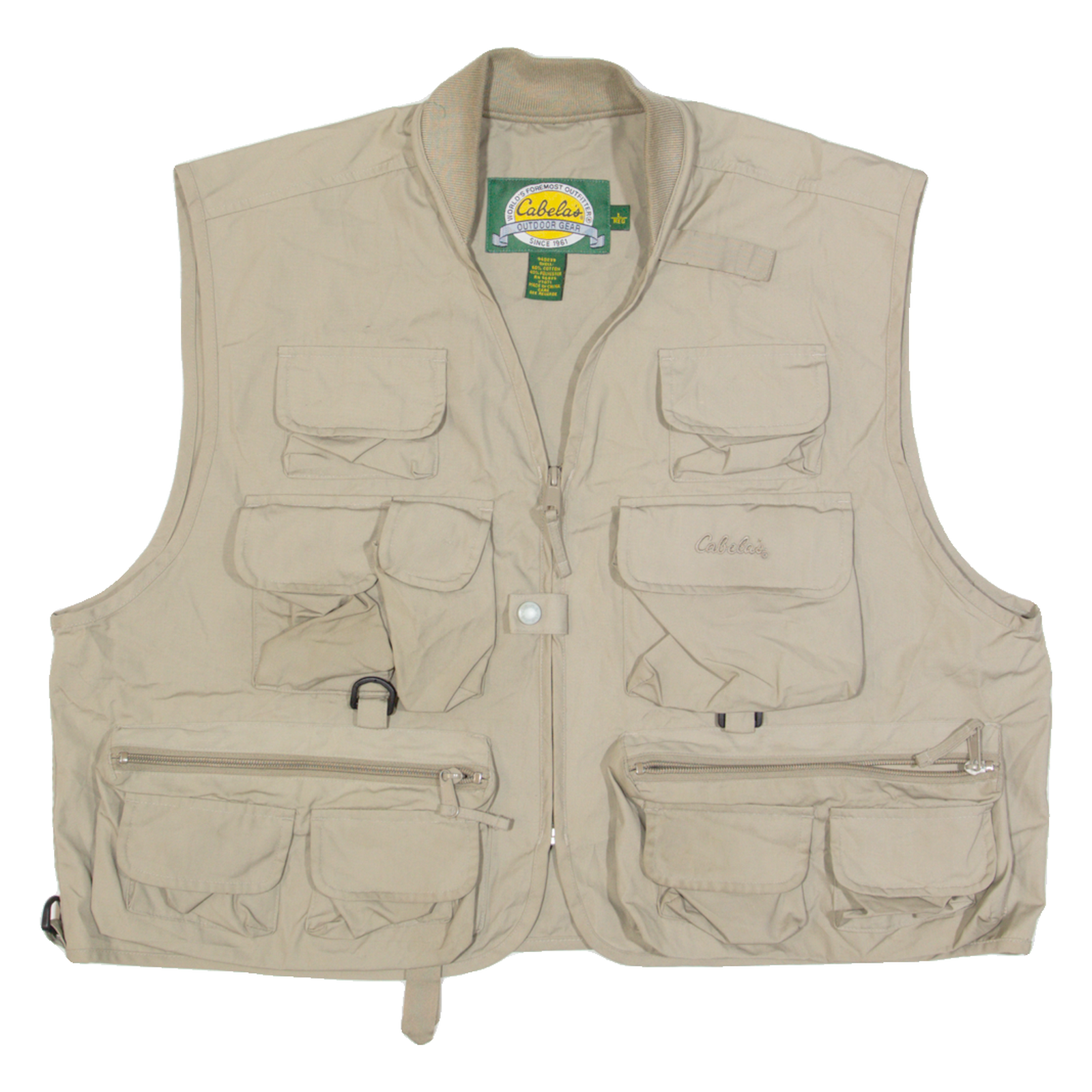 CABELAS Utility Mens Gilet Beige L Refurbished - N/A refurbished available on Cerqular