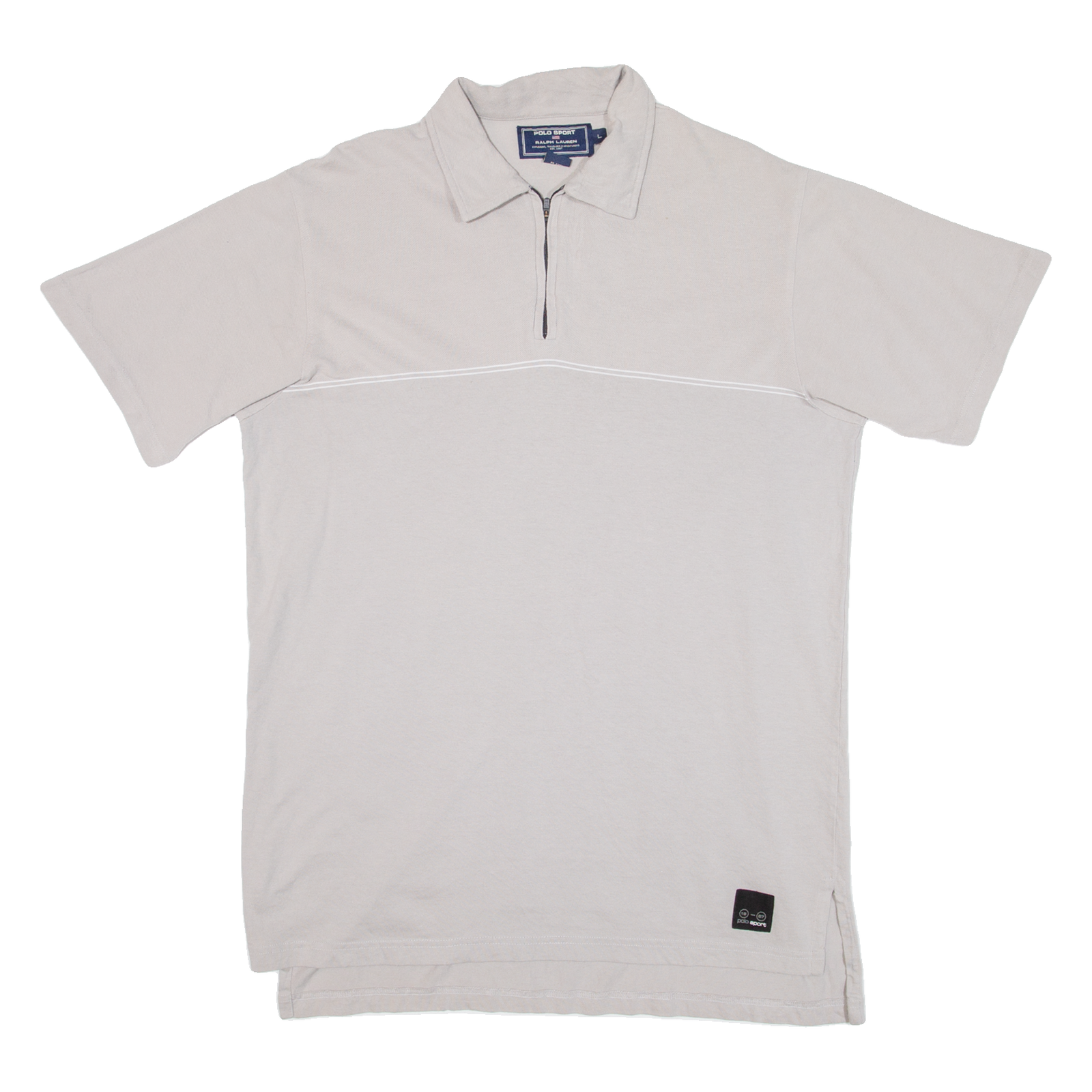 POLO SPORT RALPH LAUREN Mens Polo Shirt Beige L Refurbished - N/A refurbished available on Cerqular