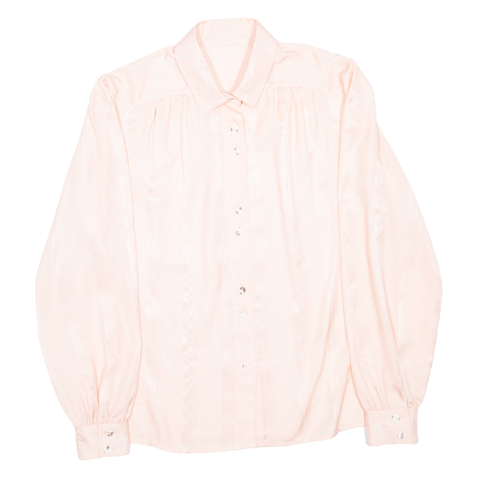 Womens Plain Shirt Pink Long Sleeve L Refurbished - N/A refurbished available on Cerqular