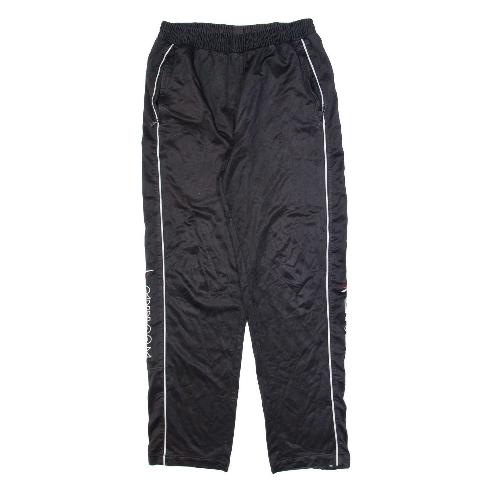 REEBOK Mens Sweatpants Black Straight S W28 L28 Refurbished - N/A refurbished available on Cerqular