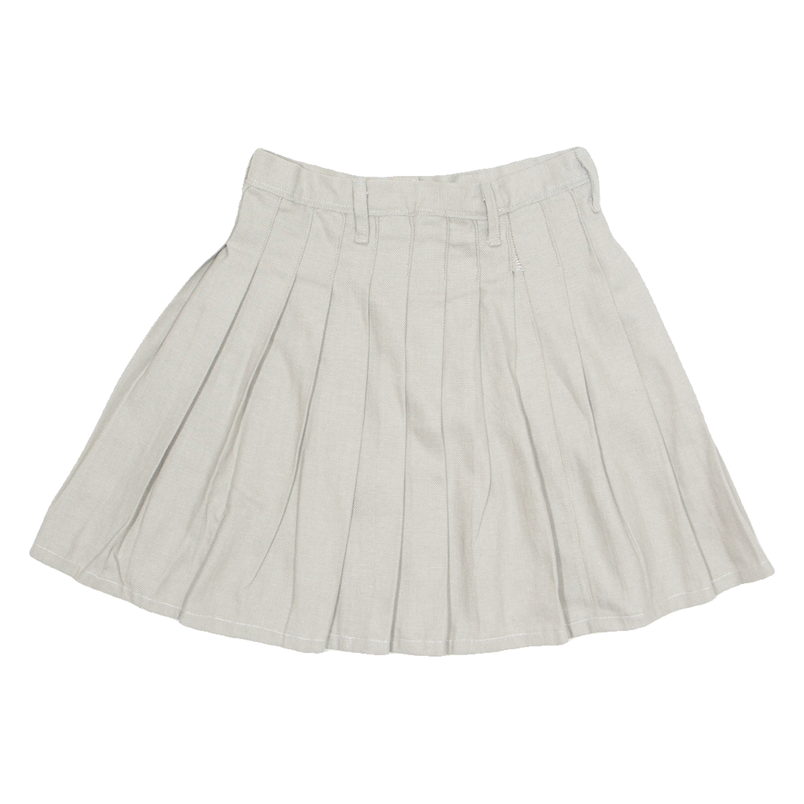 Womens Pleated Skirt Grey Short XS Refurbished - N/A refurbished available on Cerqular