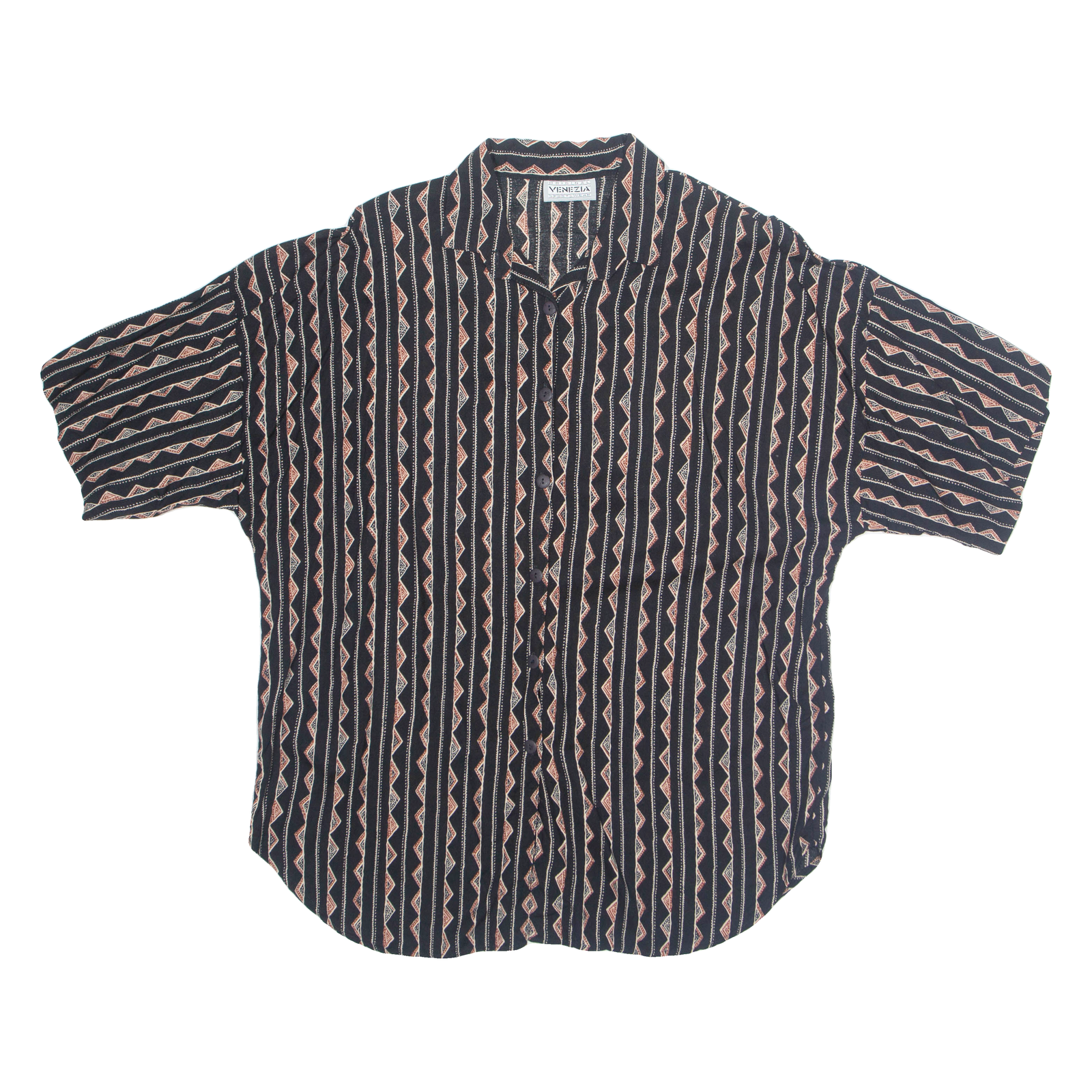 Buy Womens Printed Shirt Black Collared Striped XL Refurbished - $16.89 Womens Printed Shirt Black Collared Striped XL Refurbished - N/A refurbished available on Cerqular