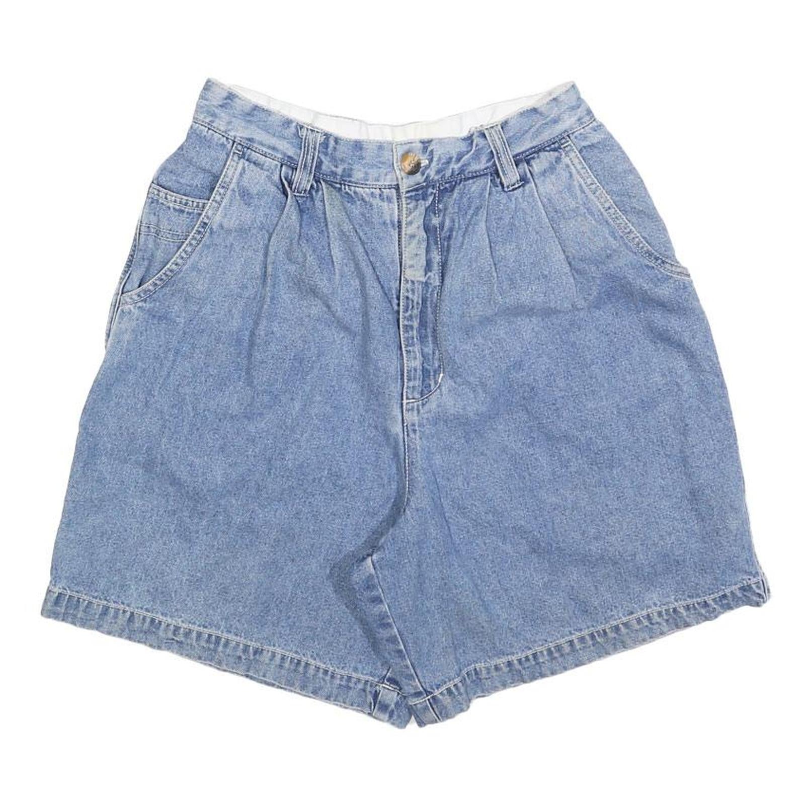 GV JEANS Womens Denim Blue Casual Shorts XS W25 High Waist Relaxed Fit Refurbished - N/A refurbished available on Cerqular