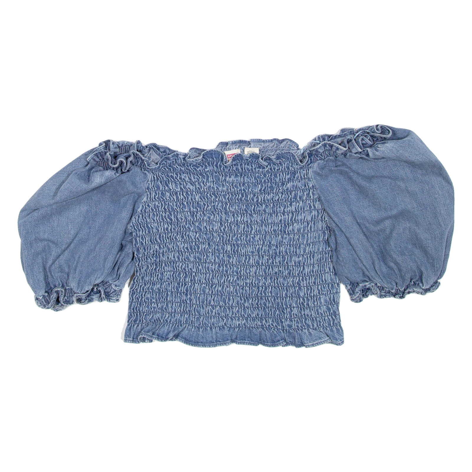 Buy LEVI'S Cropped Womens Puff Sleeve Blouse Blue XL Refurbished - $28.59 LEVI'S Cropped Womens Puff Sleeve Blouse Blue XL Refurbished - N/A refurbished available on Cerqular