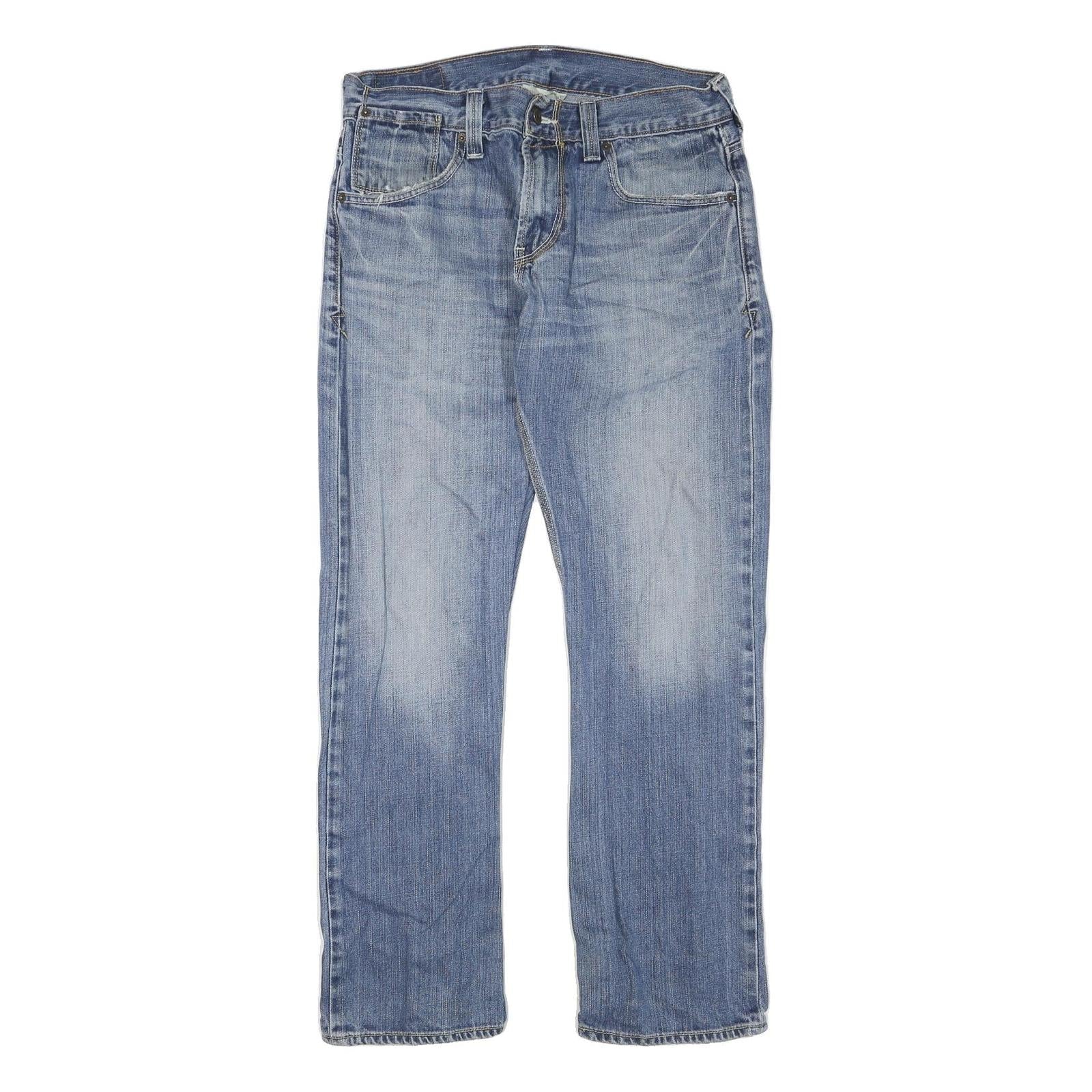 LEVI'S 514 Slim Womens Jeans Blue Regular Slim Denim Medium W32 L30 Classic Fit Refurbished - N/A refurbished available on Cerqular