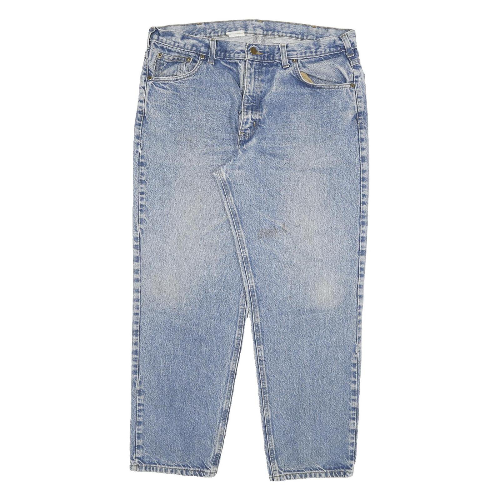 Buy CARHARTT Mens Jeans Blue Relaxed Straight Denim Light W38 L30 Workwear Durable Refurbished - $53.29 CARHARTT Mens Jeans Blue Relaxed Straight Denim Light W38 L30 Workwear Durable Refurbished - N/A refurbished available on Cerqular