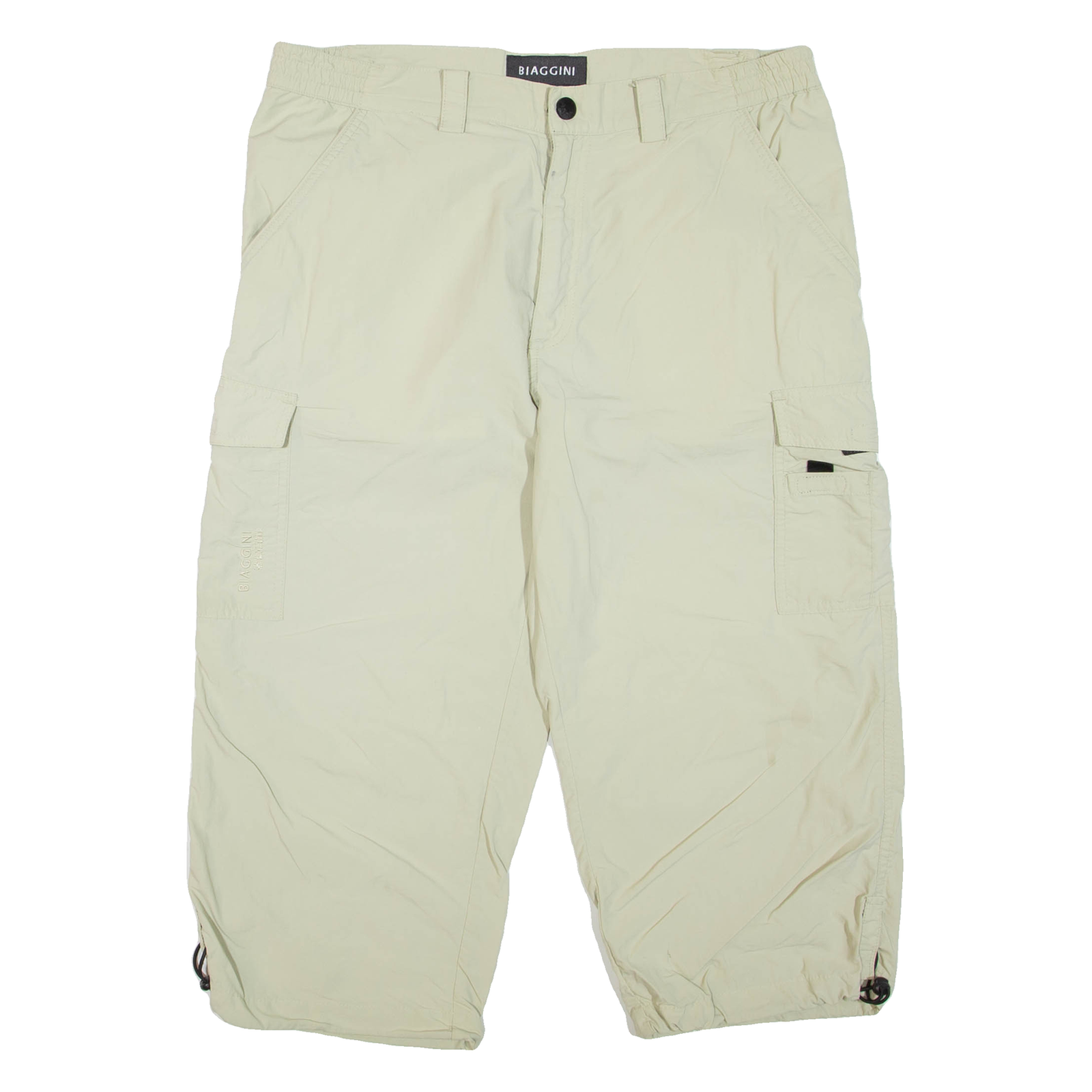BIAGGINI Mens Cargo Shorts Beige L W34 Refurbished - N/A refurbished available on Cerqular