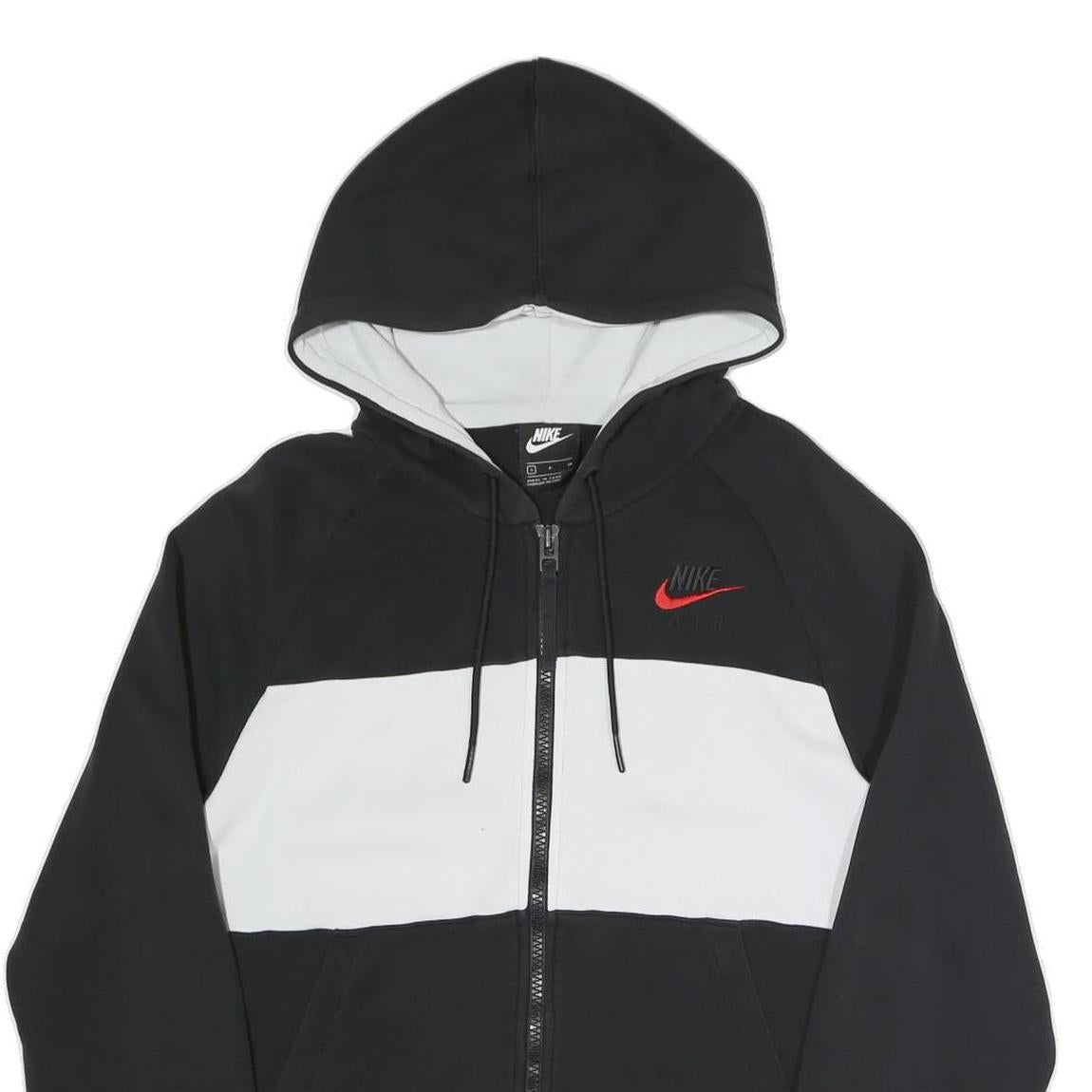 Buy NIKE Mens Black & White Nike Air Zip Hoodie S Sportswear Sweatshirt Refurbished - $36.39 NIKE Mens Black & White Nike Air Zip Hoodie S Sportswear Sweatshirt Refurbished - N/A refurbished available on Cerqular