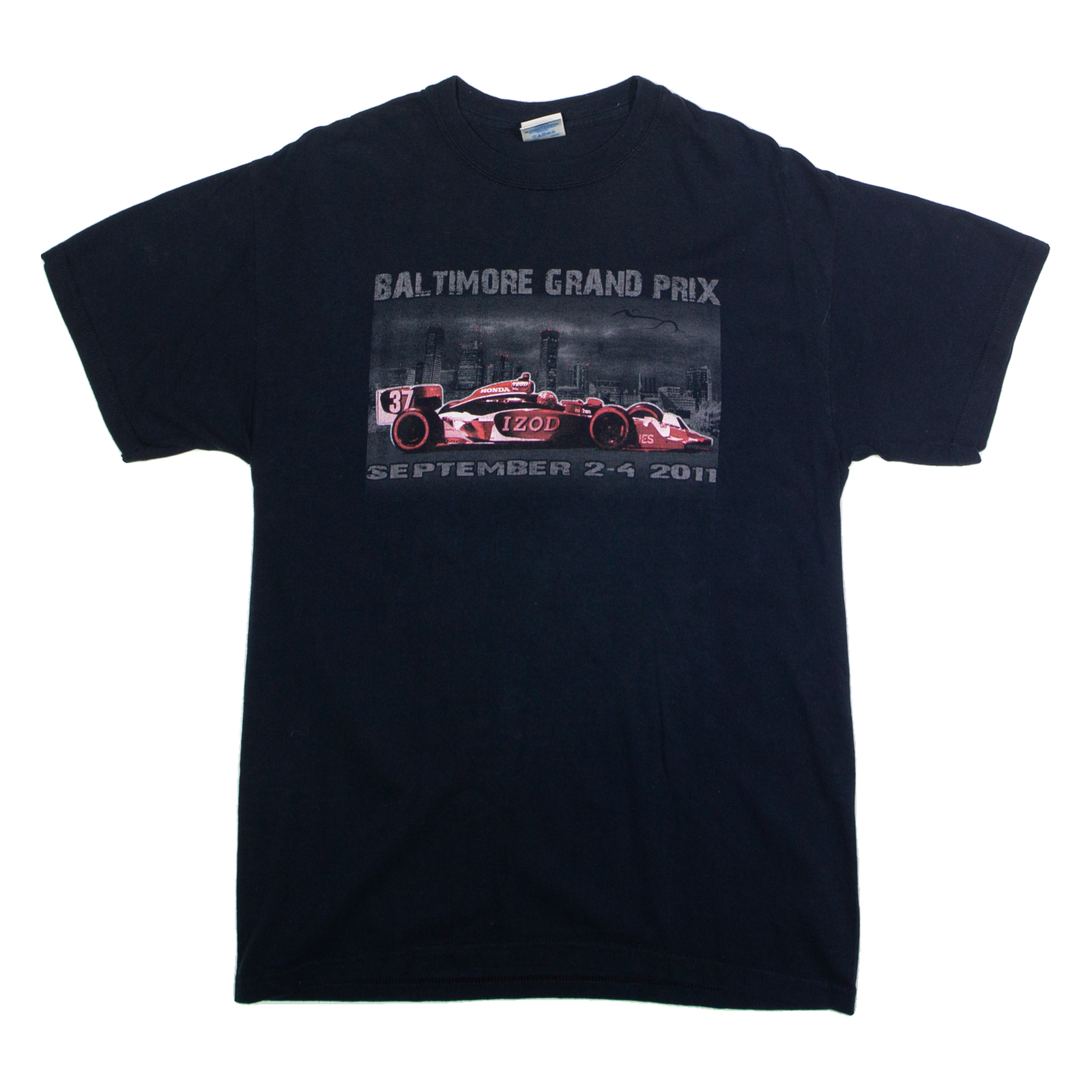 GILDAN Indycar Racing Baltimore Grand Prix 2011 Mens T-Shirt Black USA M Refurbished - N/A refurbished available on Cerqular
