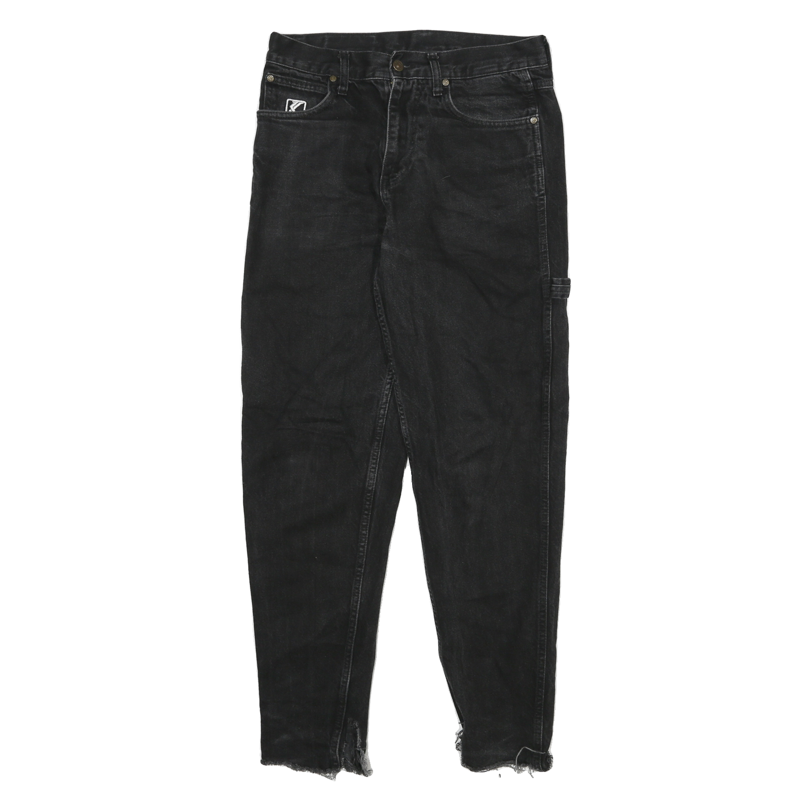 KARL KANI Womens Jeans Black Relaxed Straight Denim Medium W31 L30 Original Refurbished - N/A refurbished available on Cerqular