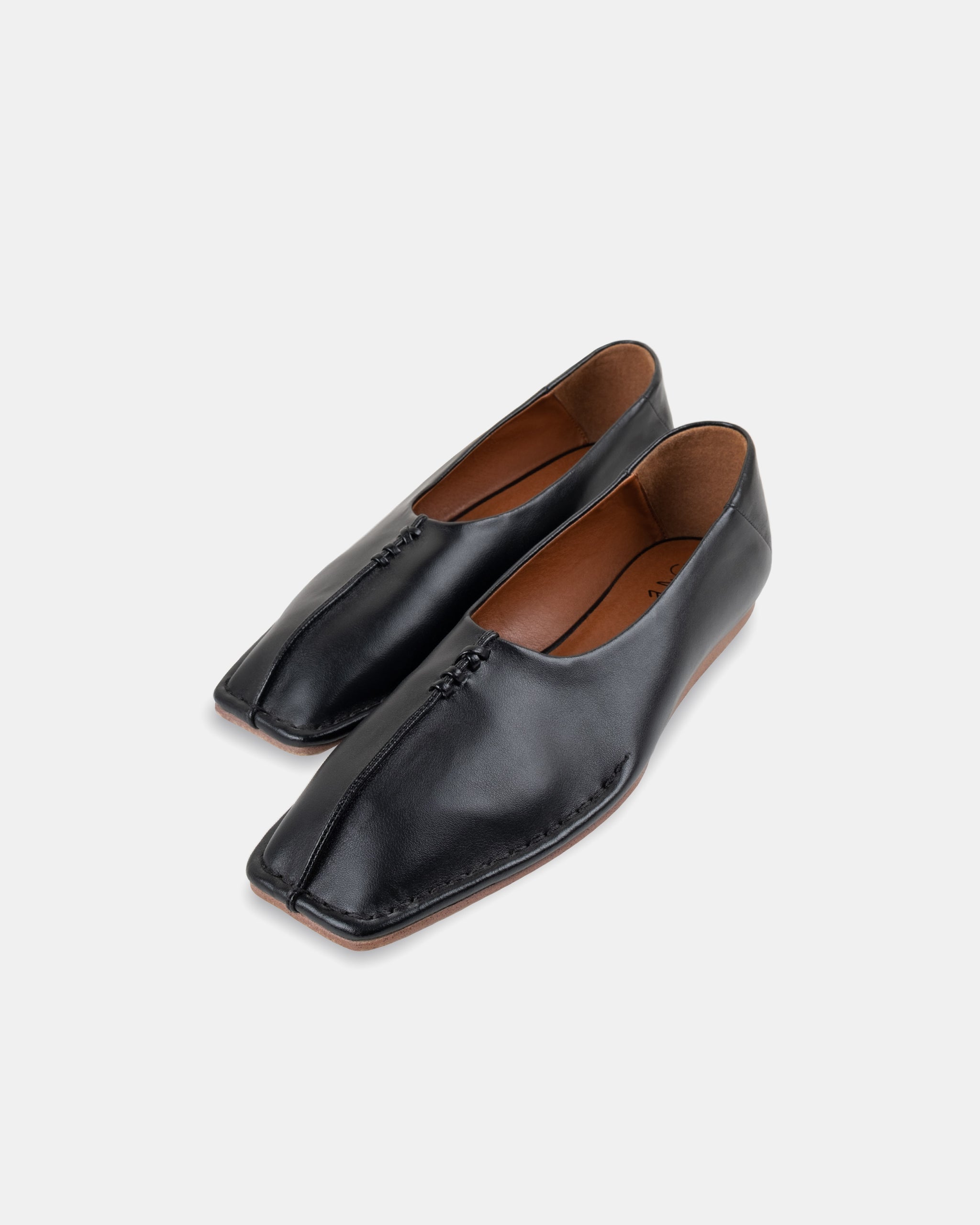 GAIA Flats – SAND | Size: EU36 | Color: Black Refurbished - ONE (assuming it refers to the brand "ONE") refurbished available on Cerqular