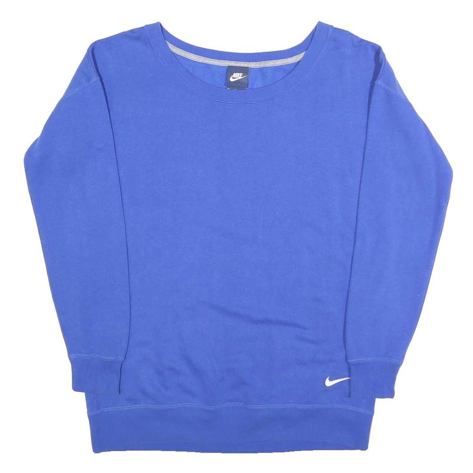 Buy NIKE Mens Blue Crew Neck M Cotton Blend Sweatshirt Pullover Casual Wear Refurbished - $41.59 NIKE Mens Blue Crew Neck M Cotton Blend Sweatshirt Pullover Casual Wear Refurbished - N/A refurbished available on Cerqular
