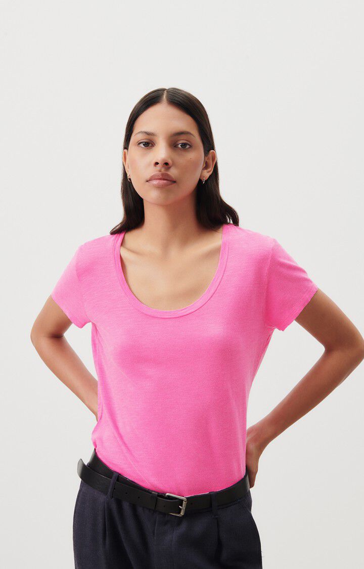 Tshirt Jac48v Rose-Fluo | Color: ROSE FLUO | Size: M Refurbished - Rue Madame is a known brand, and the standardized name is " refurbished available on Cerqular
