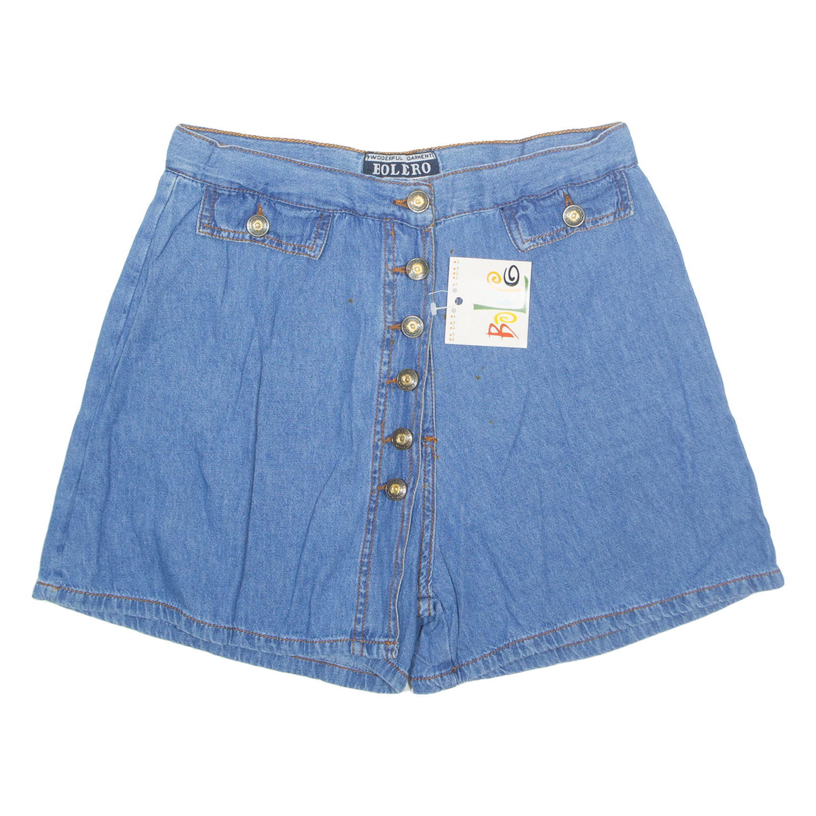 BOLERO Womens Denim Shorts Blue M W28 Refurbished - N/A refurbished available on Cerqular