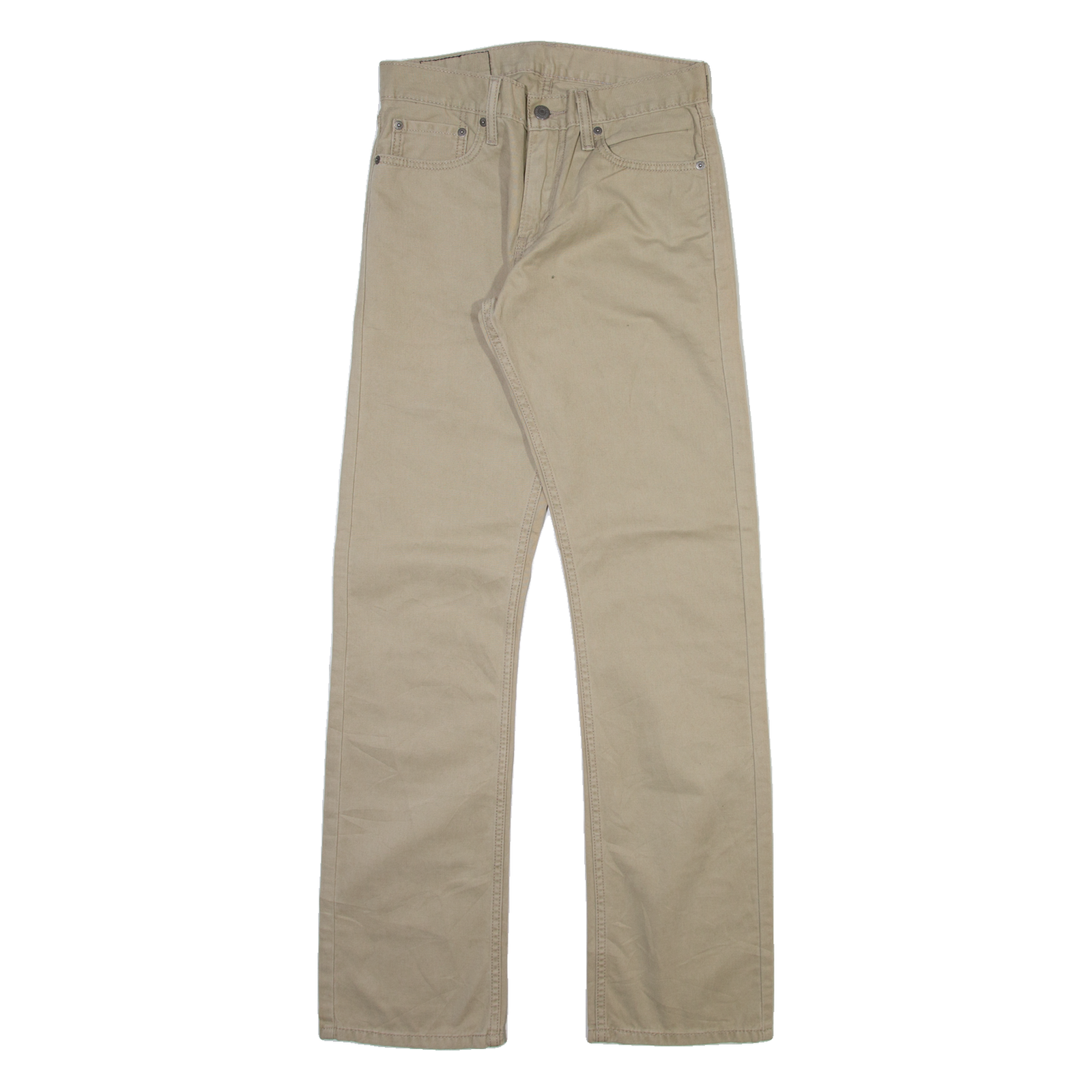 LEVI'S 514 Mens Trousers Beige Slim Straight W28 L32 Refurbished - N/A refurbished available on Cerqular