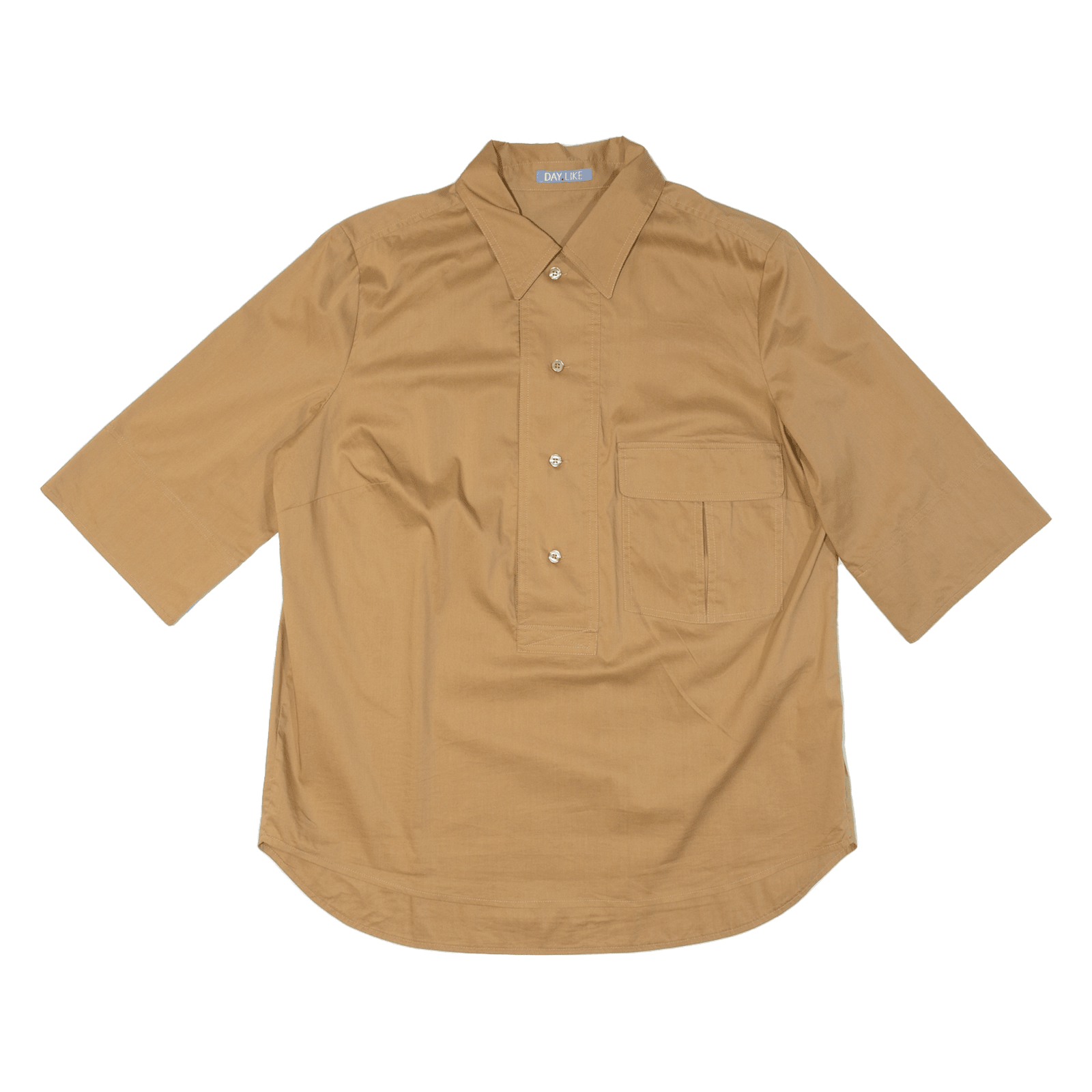 DAY LIKE Womens Plain Shirt Brown UK 16 Refurbished - N/A refurbished available on Cerqular