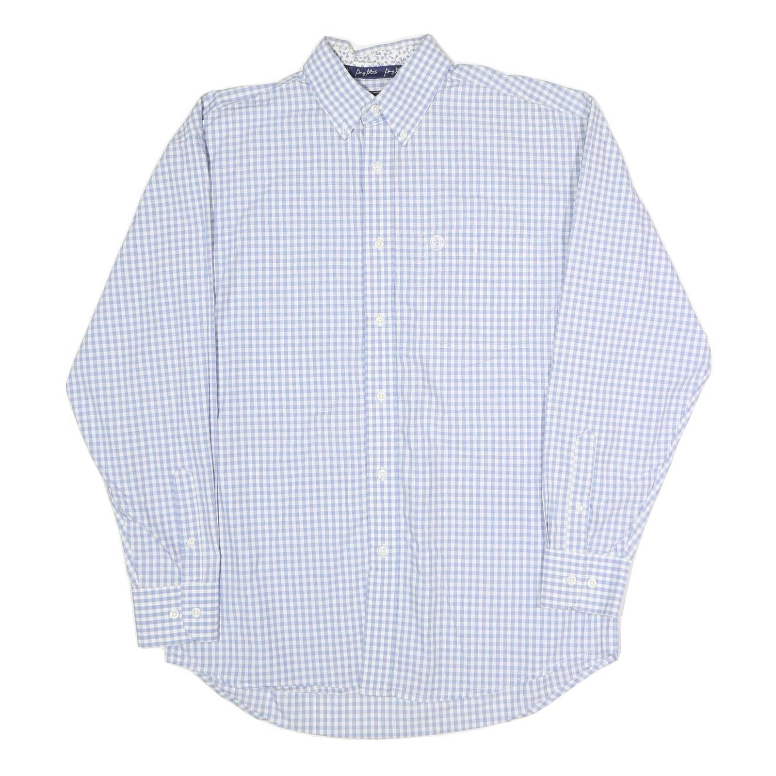 Buy WRANGLER Mens Blue & White Check Shirt M Cotton Blend Long Sleeve Button Collar Refurbished - $33.79 WRANGLER Mens Blue & White Check Shirt M Cotton Blend Long Sleeve Button Collar Refurbished - N/A refurbished available on Cerqular